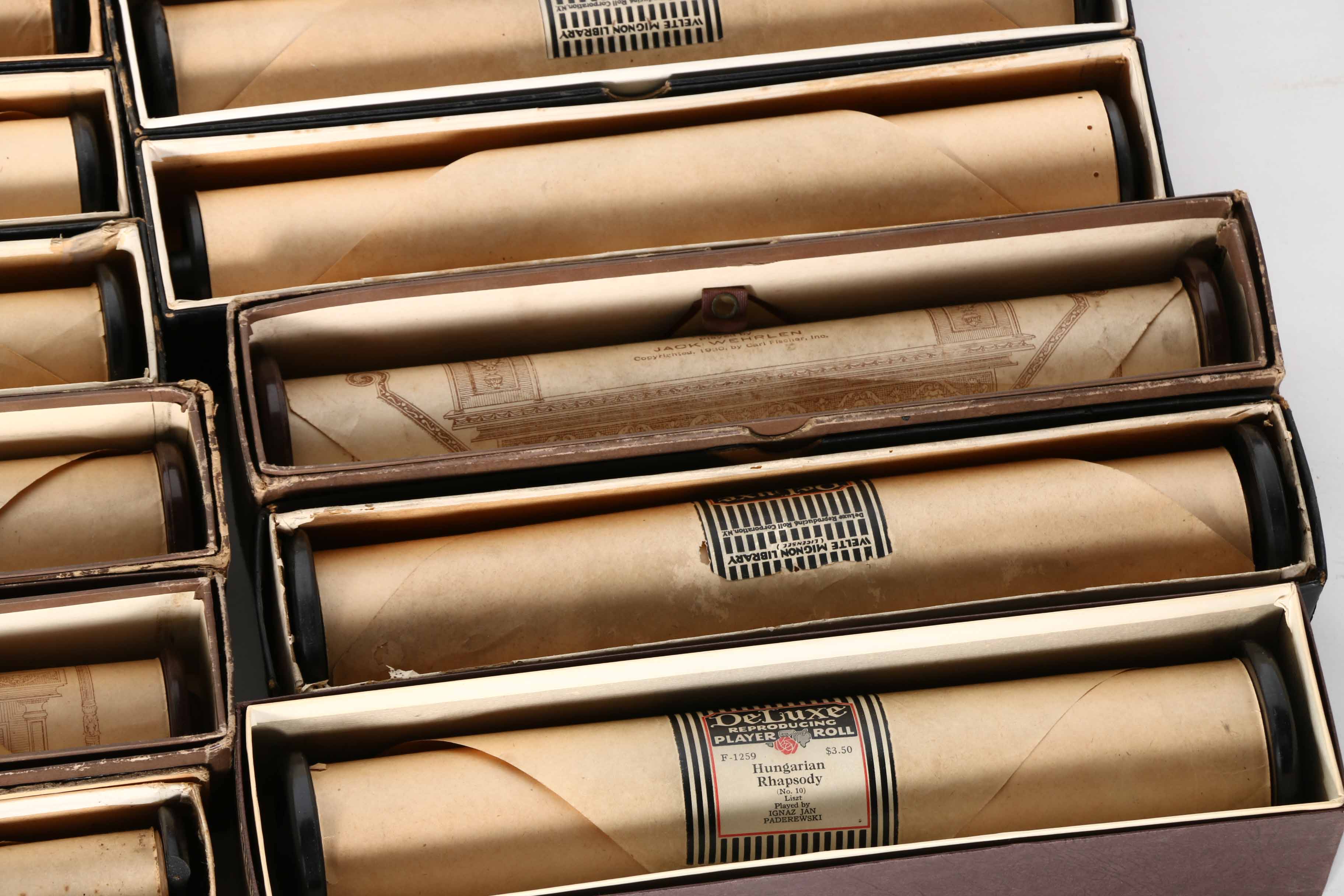 DeLuxe Player Piano Rolls