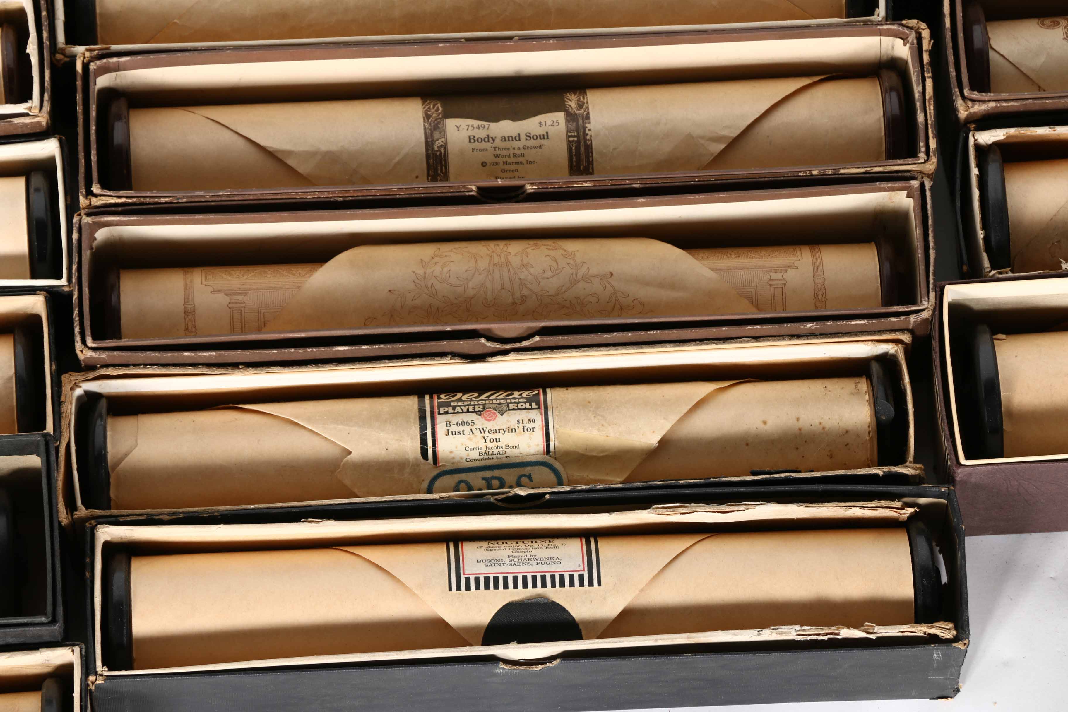 DeLuxe Player Piano Rolls