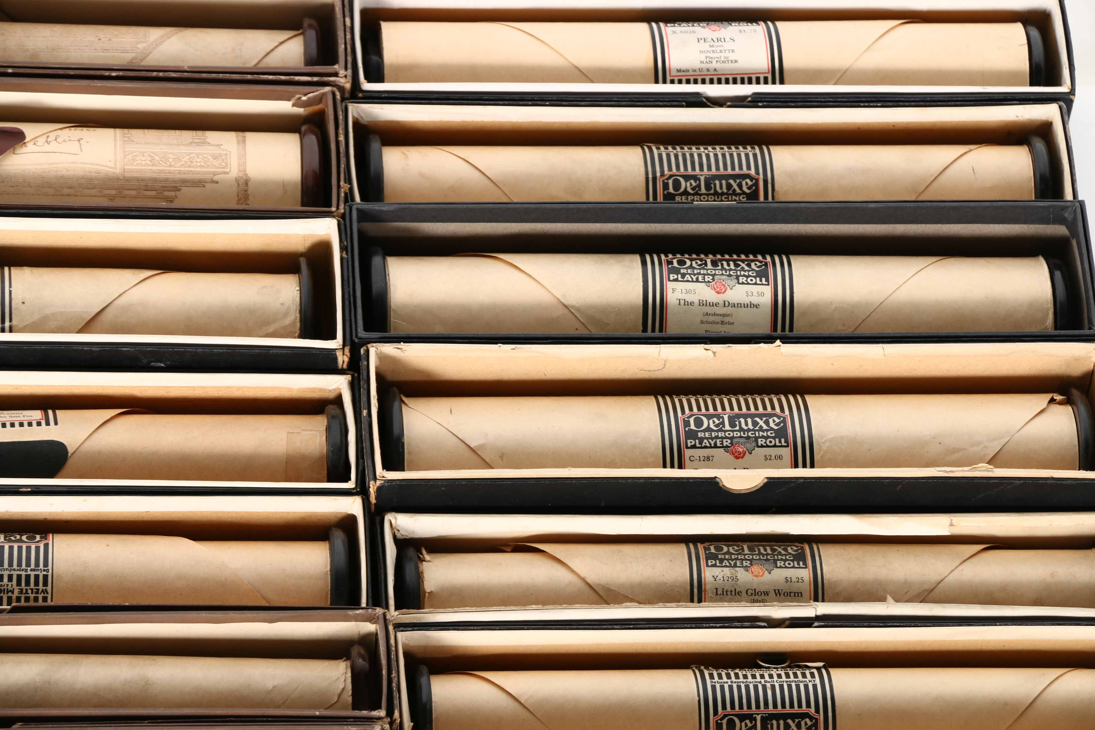 DeLuxe Player Piano Rolls