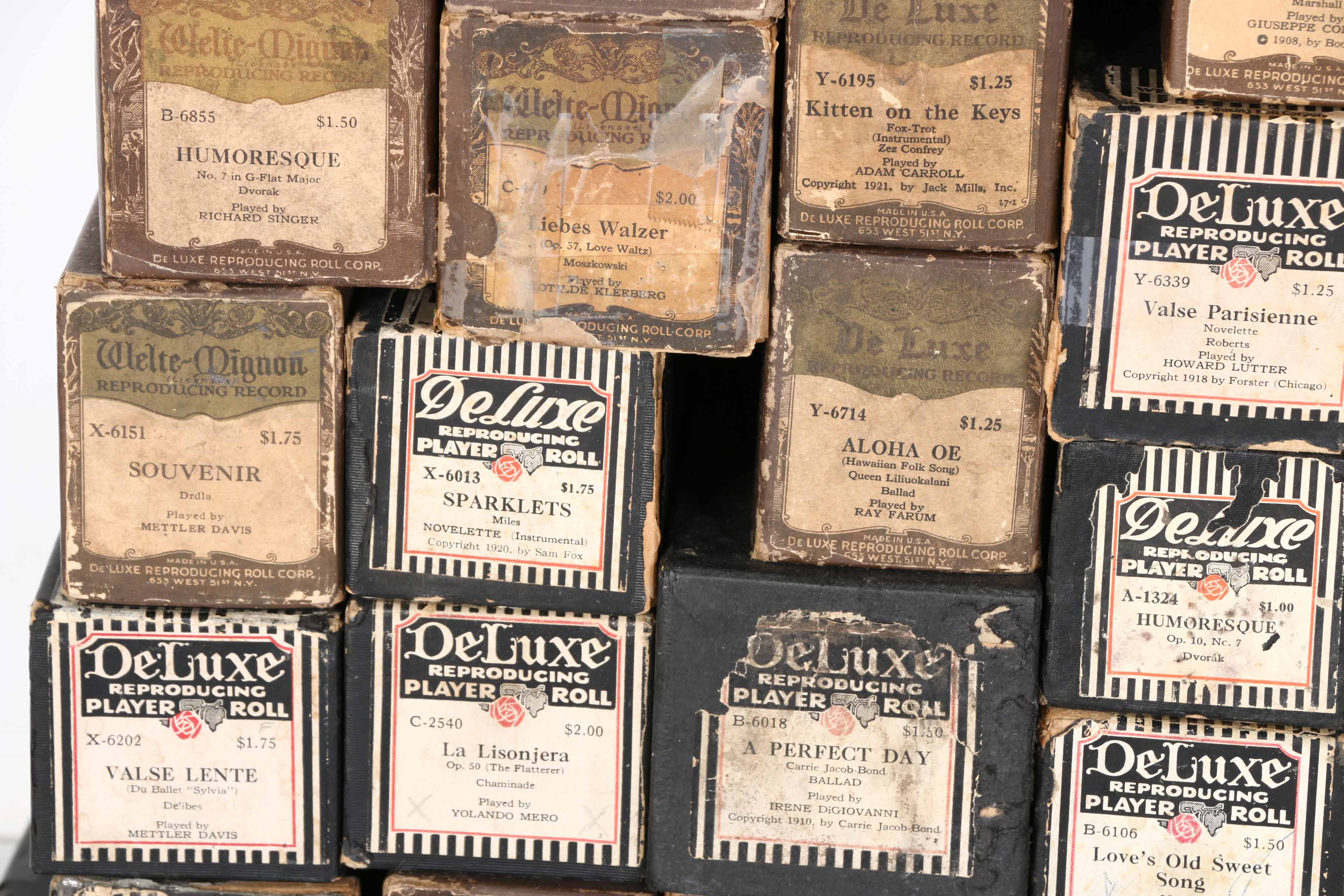 DeLuxe Player Piano Rolls