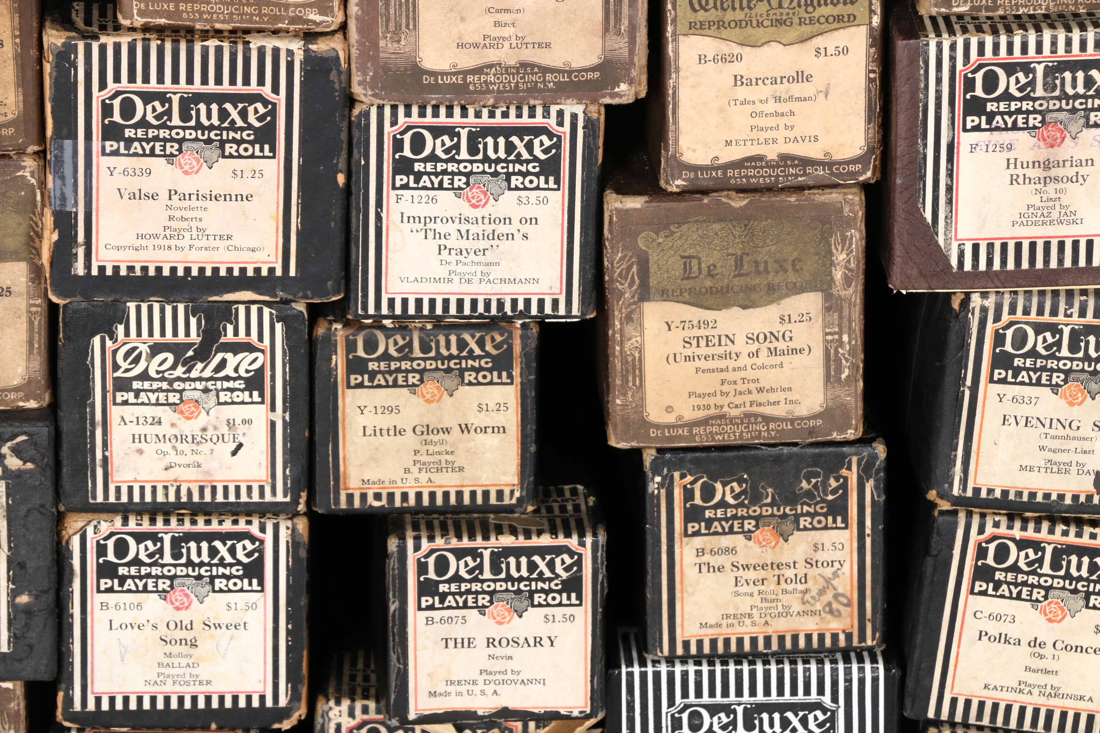 DeLuxe Player Piano Rolls