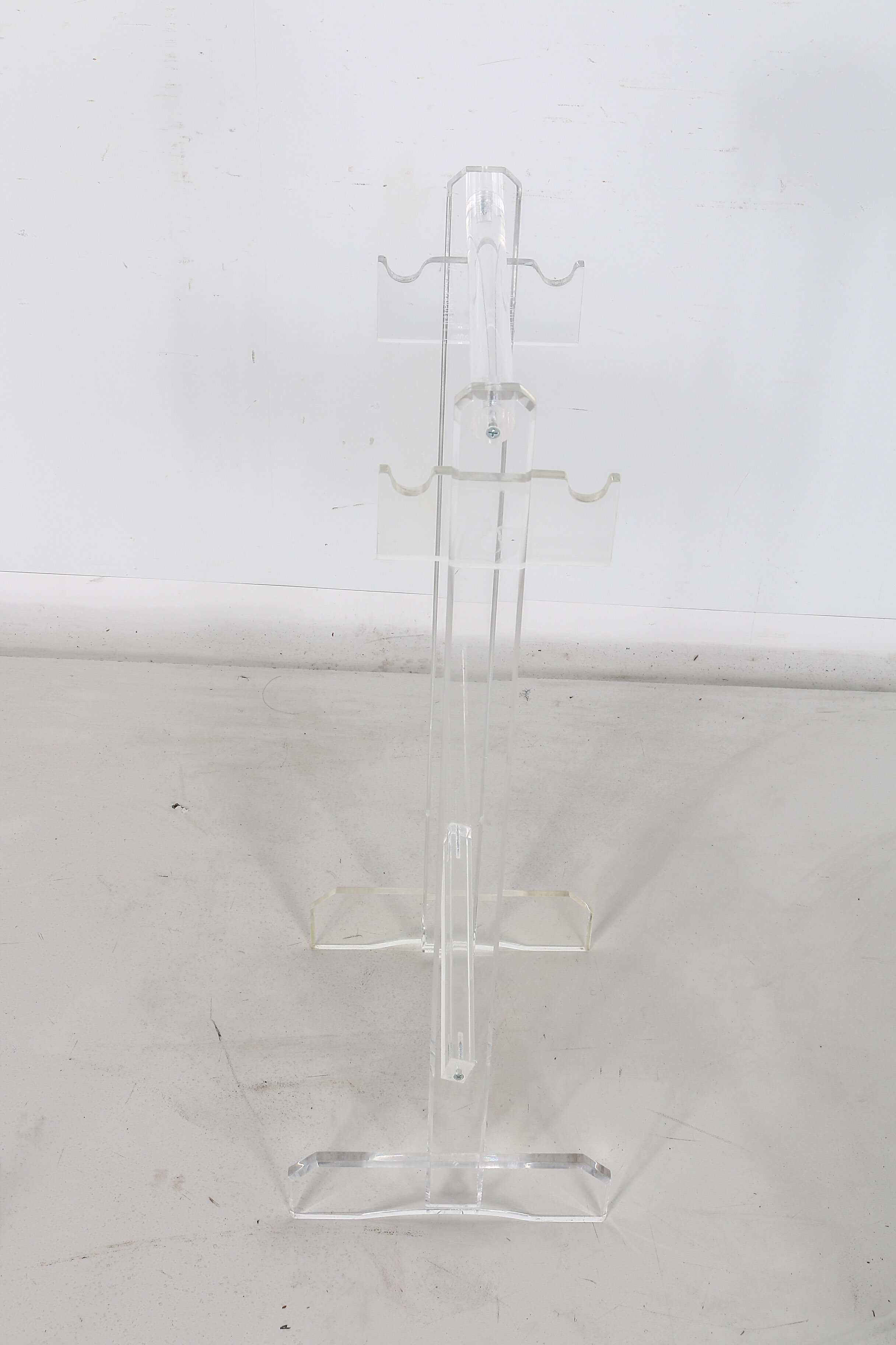 Vintage Lucite TV Tray Set With Stand