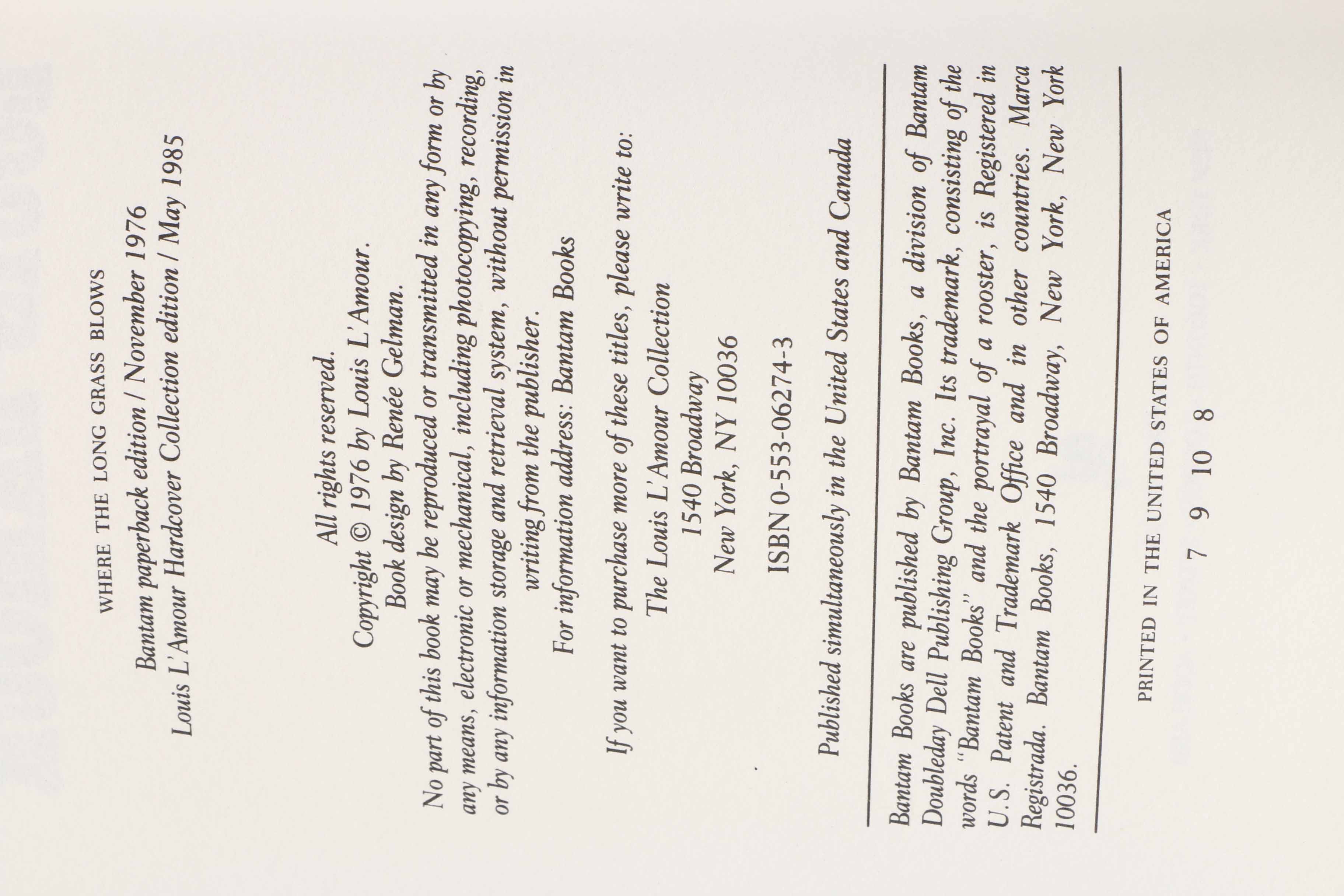 Collection of Louis L'amour Books