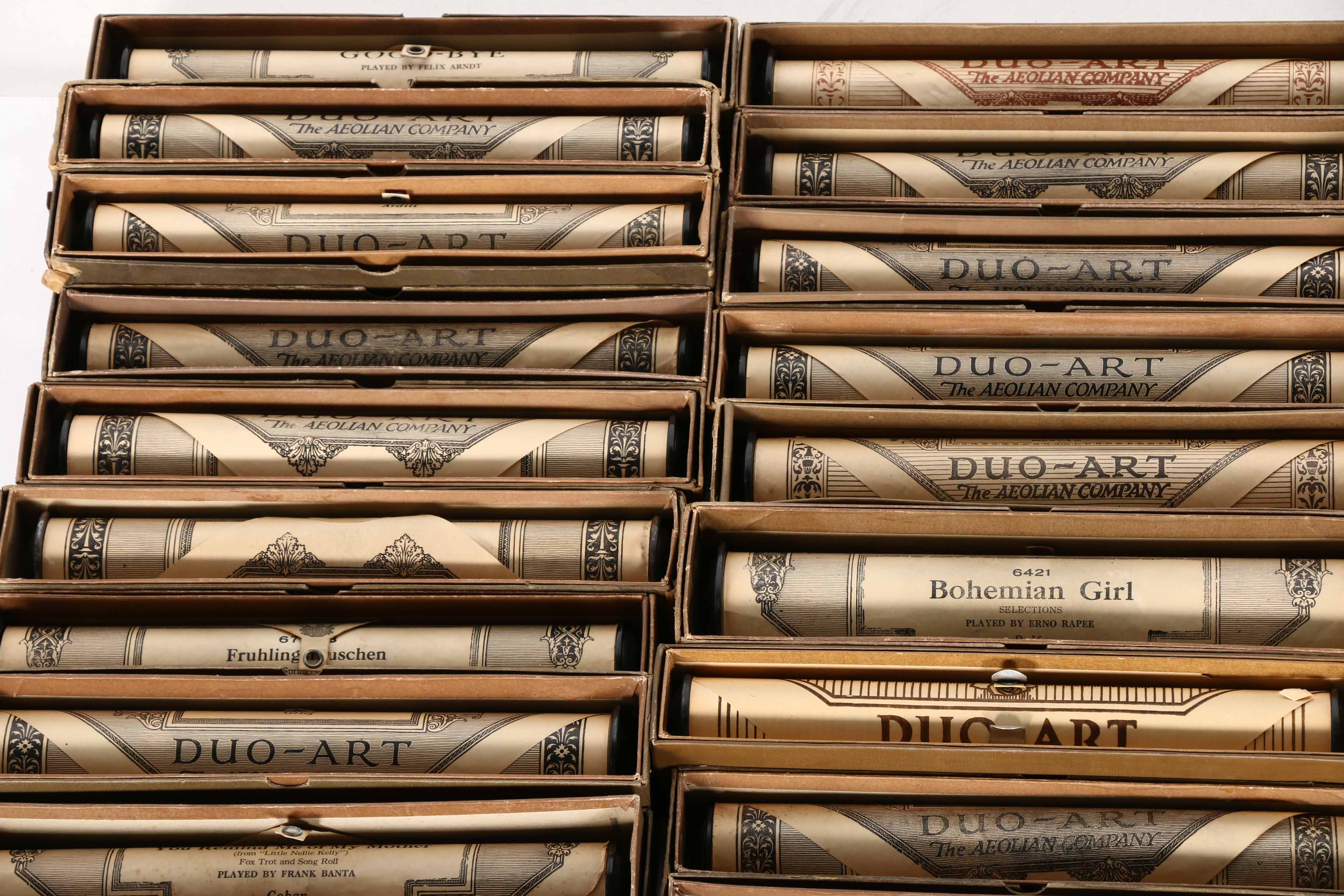 Duo-Art Player Piano Music Rolls