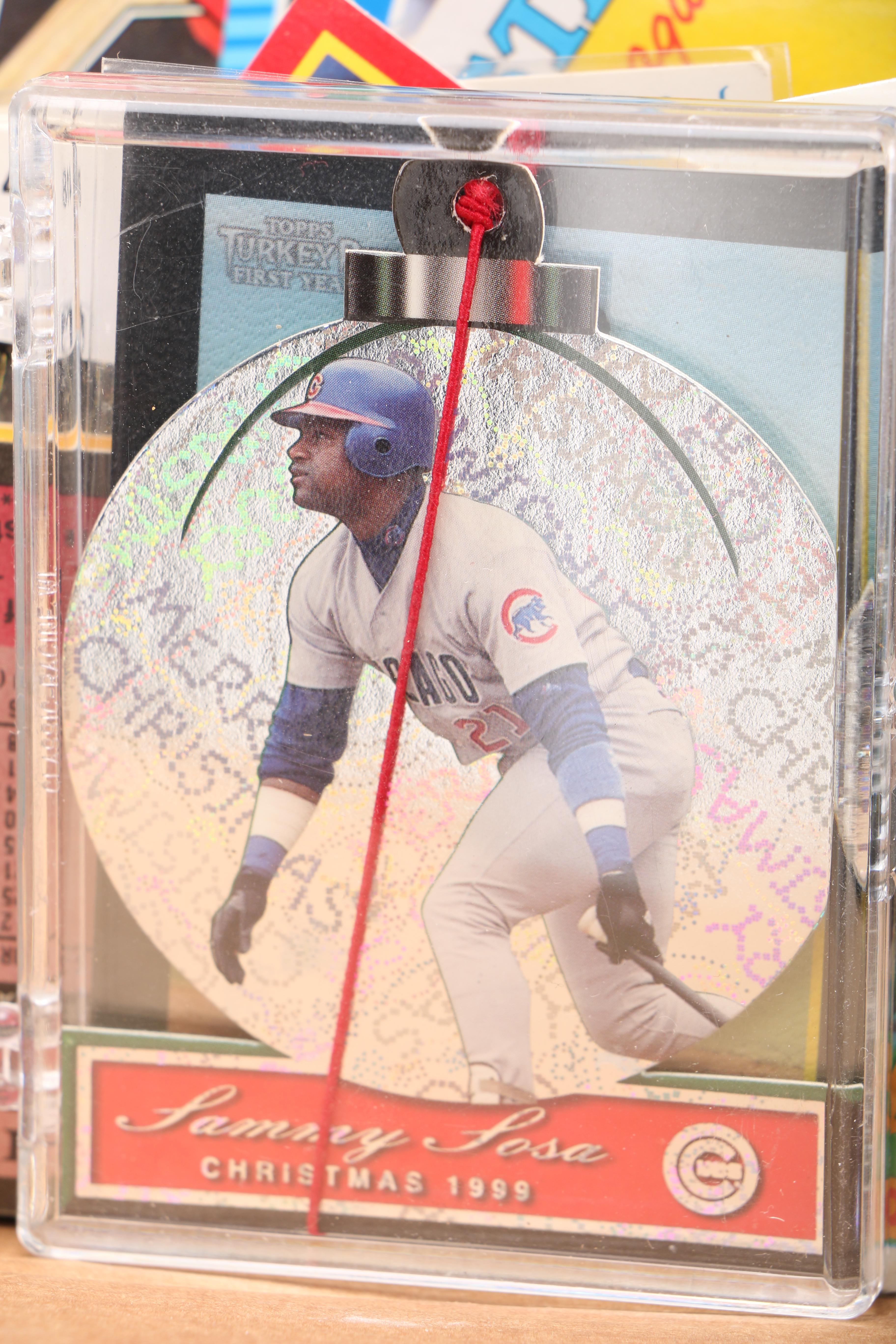 Collection of Baseball Cards and Baseball Card Holder