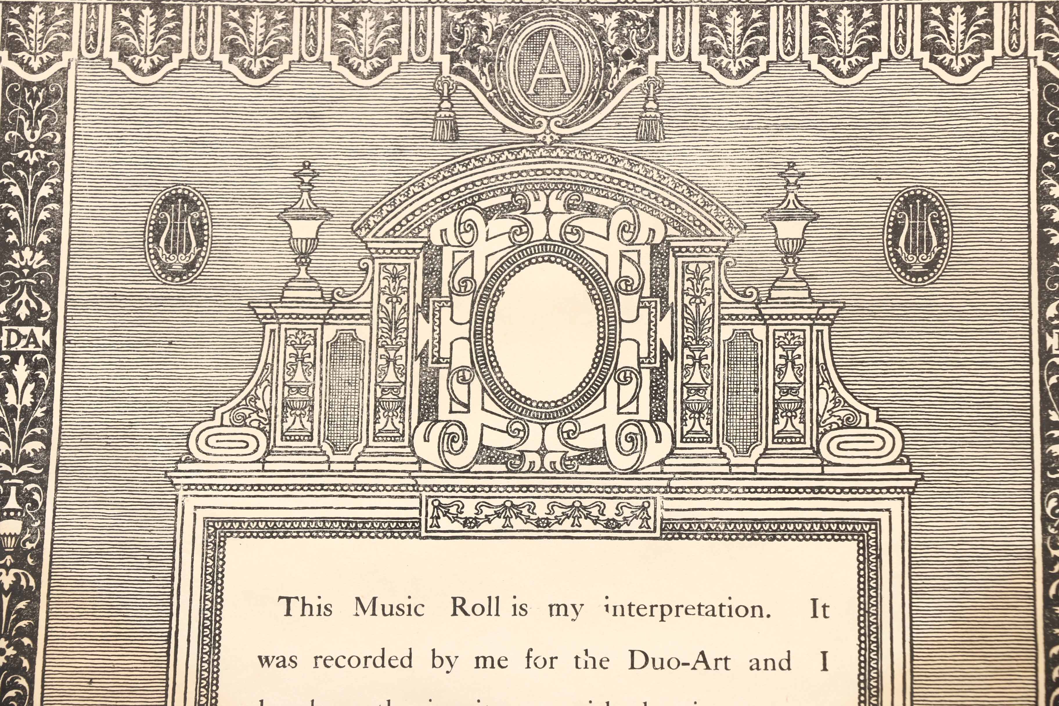 Duo-Art Player Piano Music Rolls