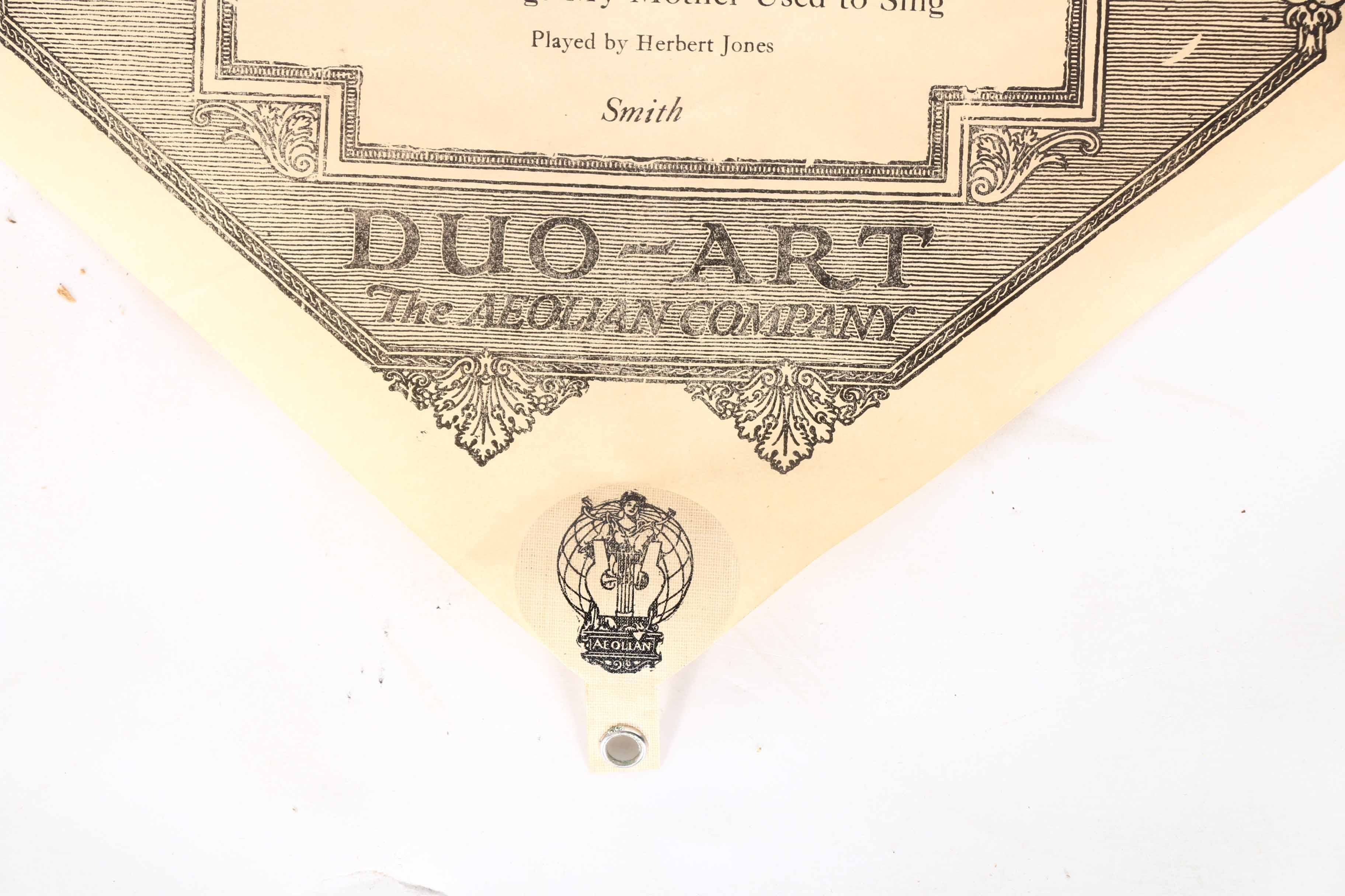 Duo-Art Player Piano Music Rolls