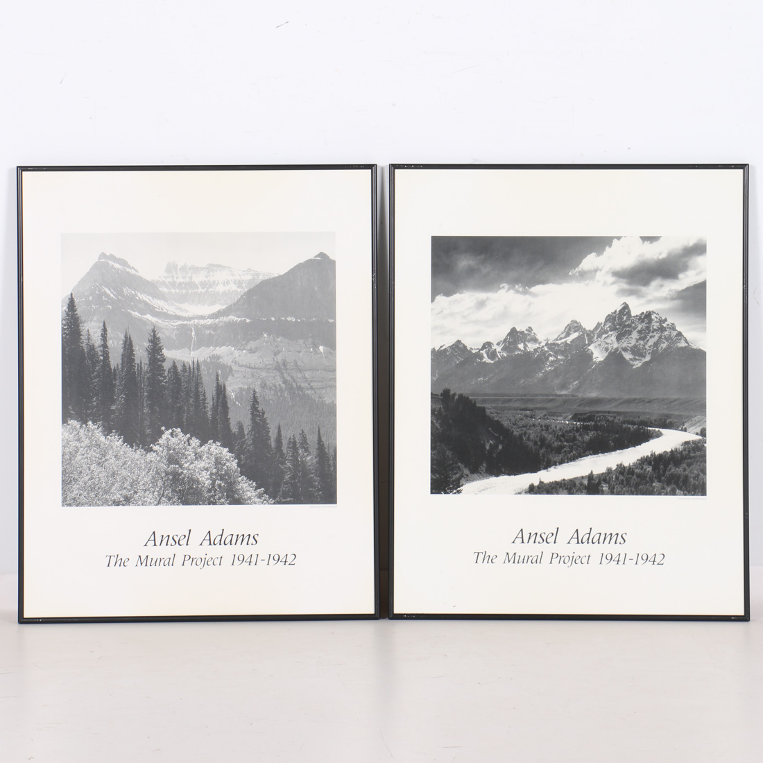 Two  Ansel Adams Posters "The Mural Project 1941-1942"