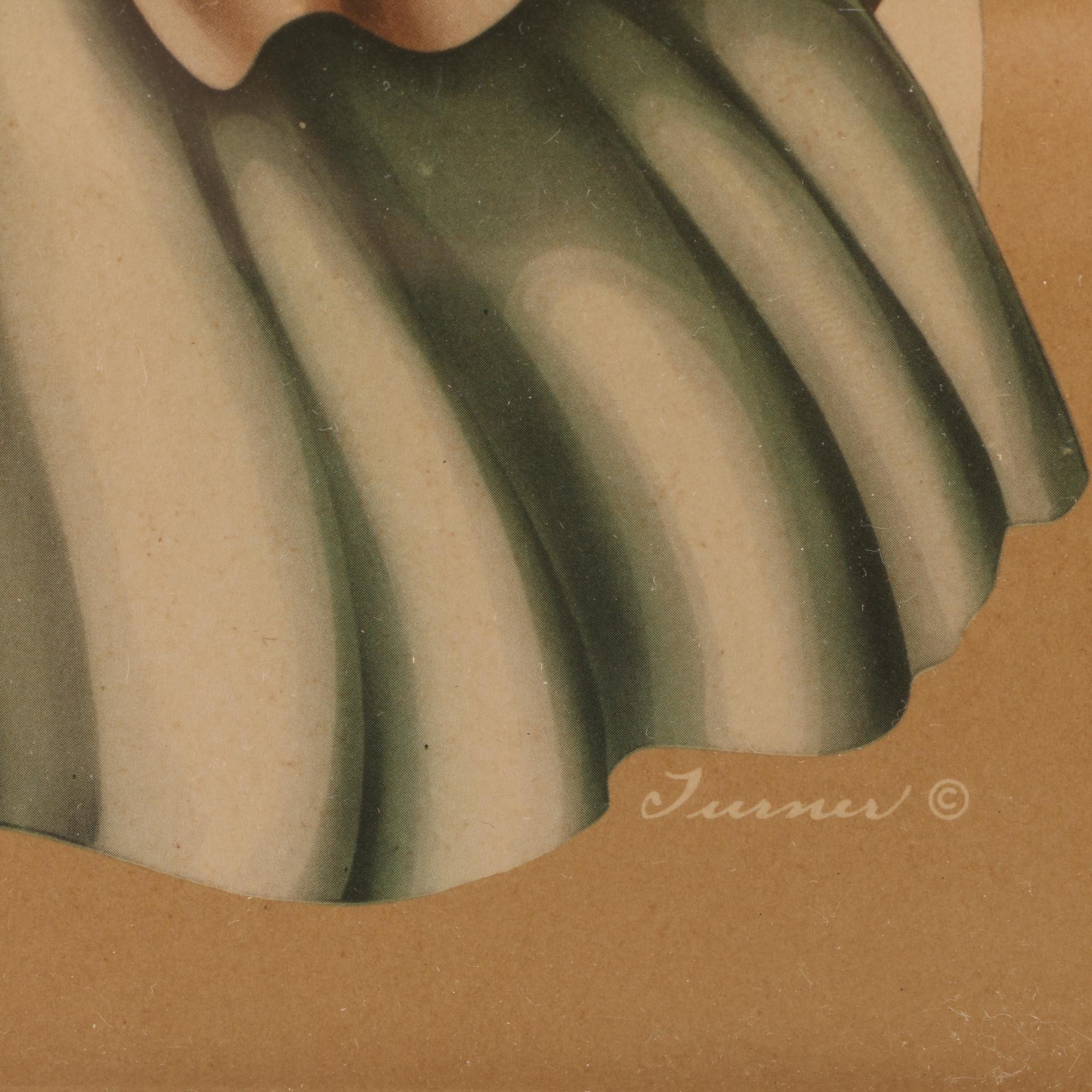 Circa 1940s Turner Manufacturing Co. Prints of 19th Century Figures