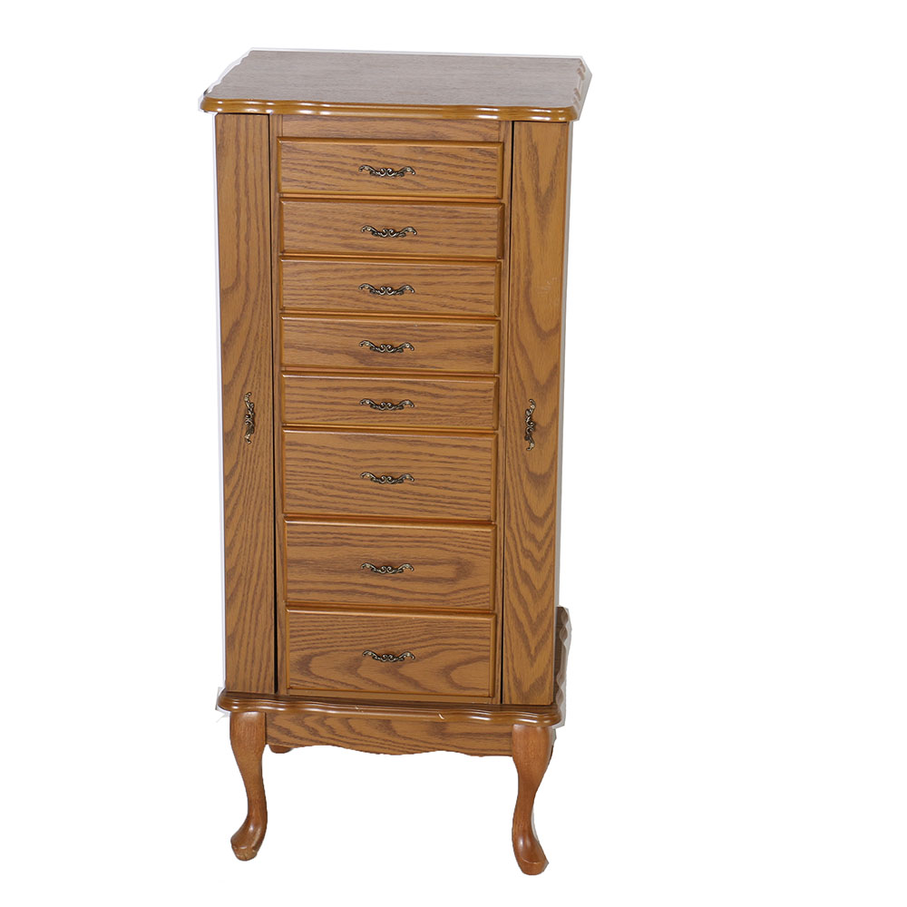 Vintage Vertical Jewelry Armoire