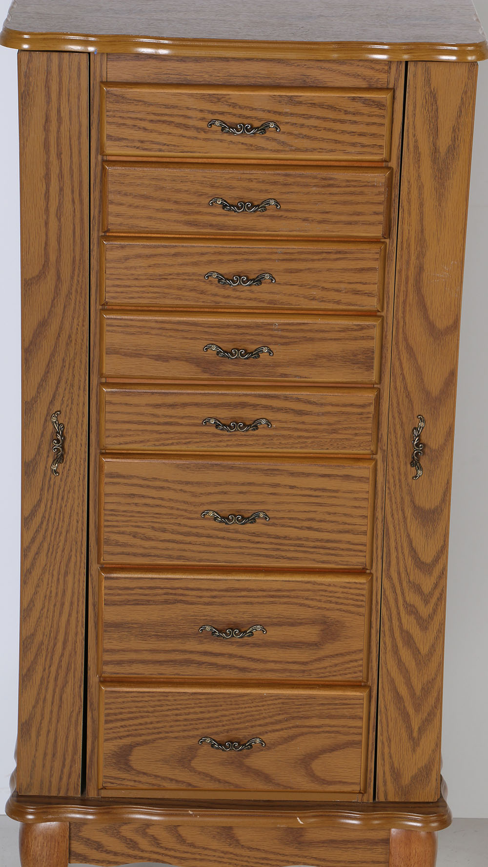 Vintage Vertical Jewelry Armoire