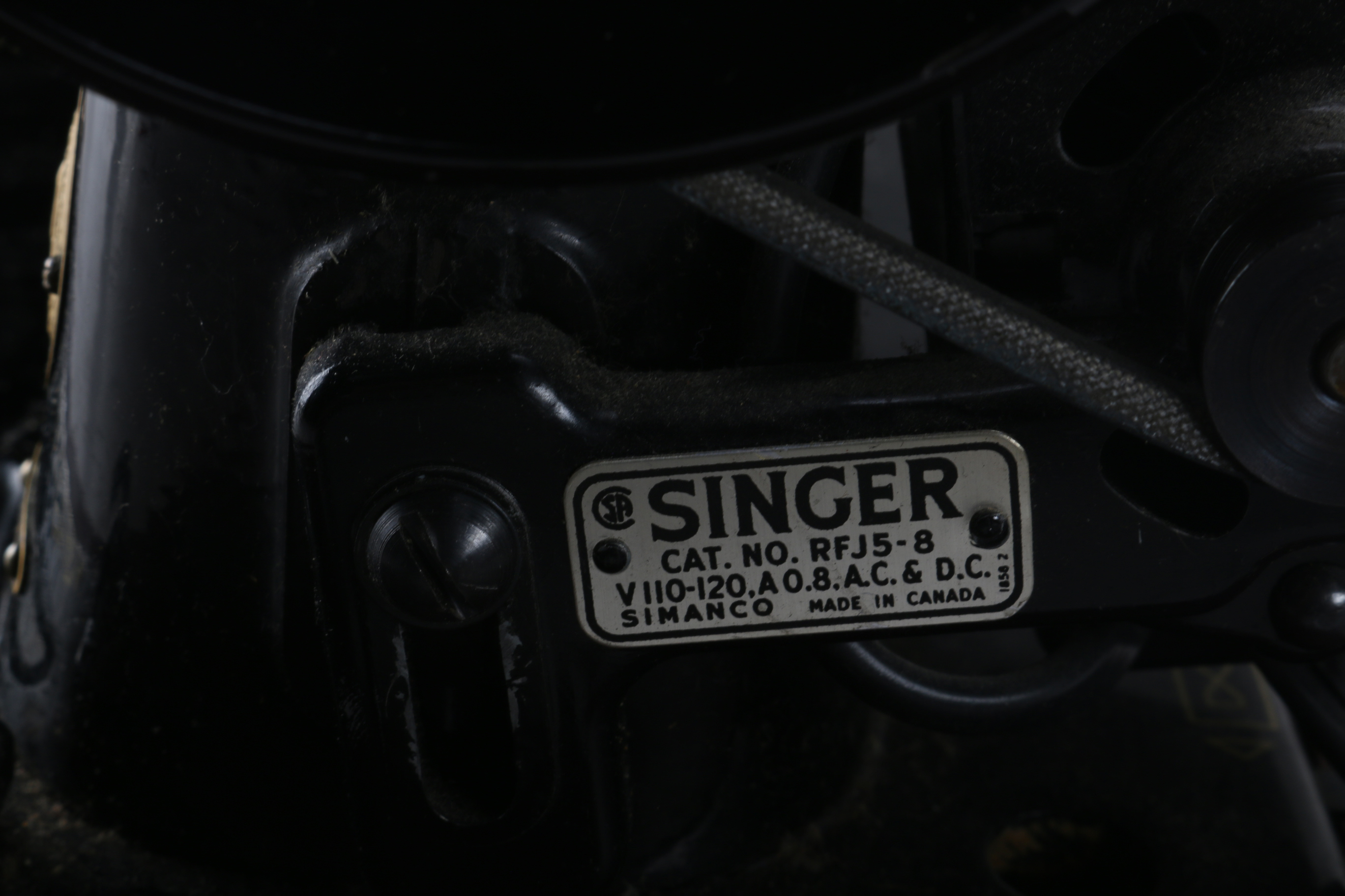 1958 Singer Sewing Machine