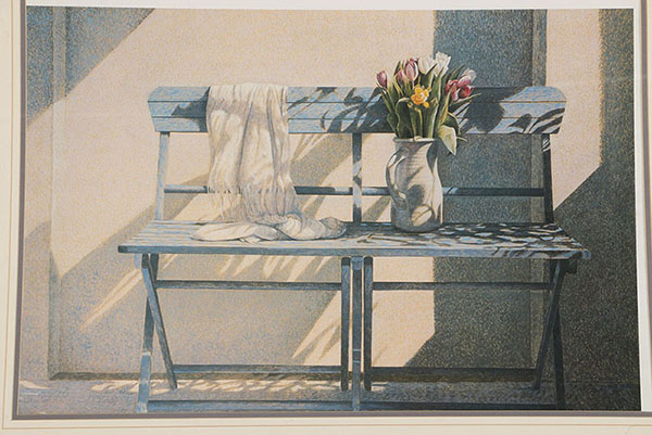 1996 Colin Fraser "White Lady" Offset Lithograph