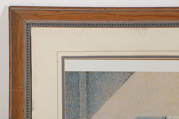 1996 Colin Fraser "White Lady" Offset Lithograph