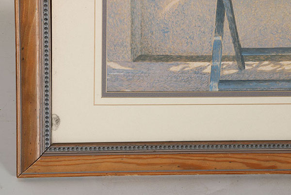 1996 Colin Fraser "White Lady" Offset Lithograph