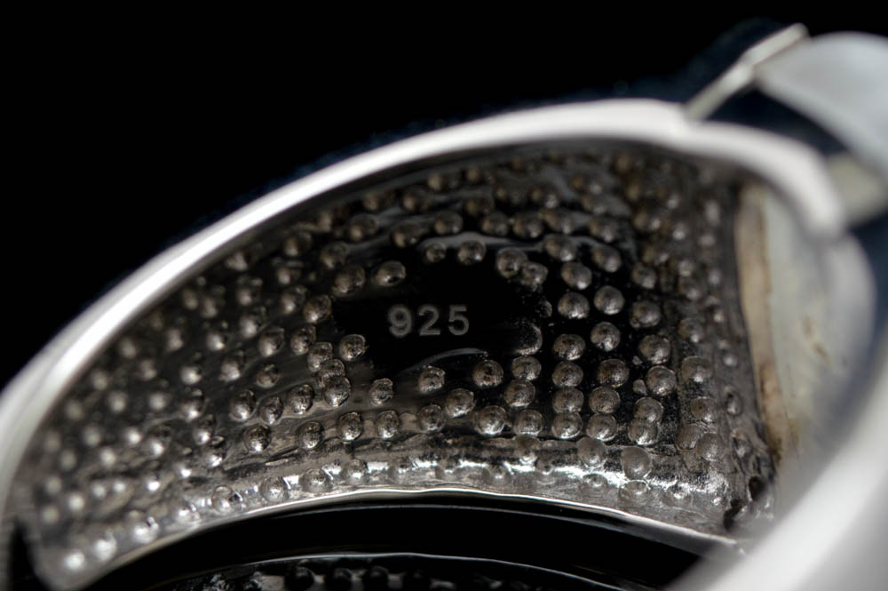 Sterling Silver and Blue Moonstone Ring