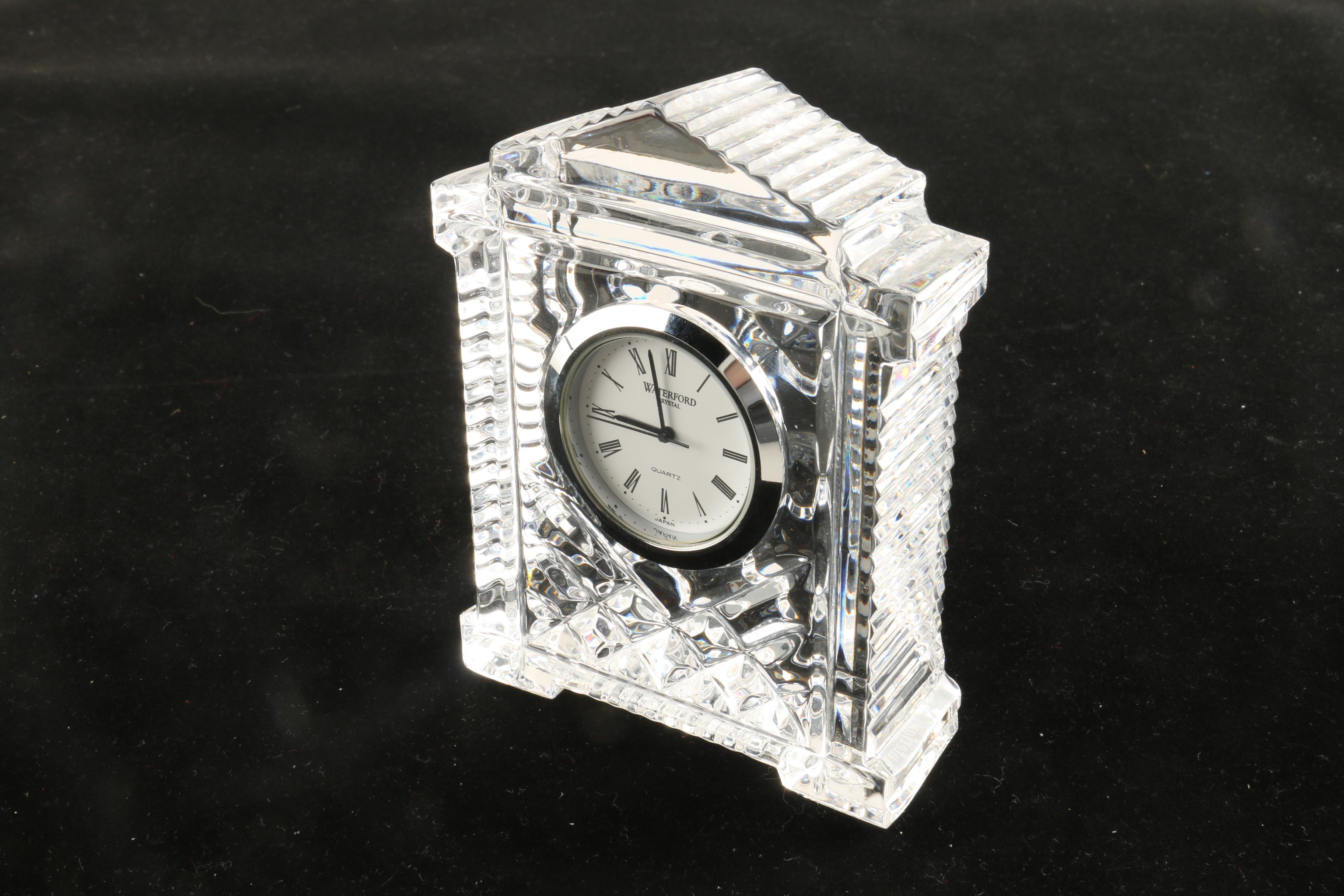 Waterford "Grecian" Crystal Clock
