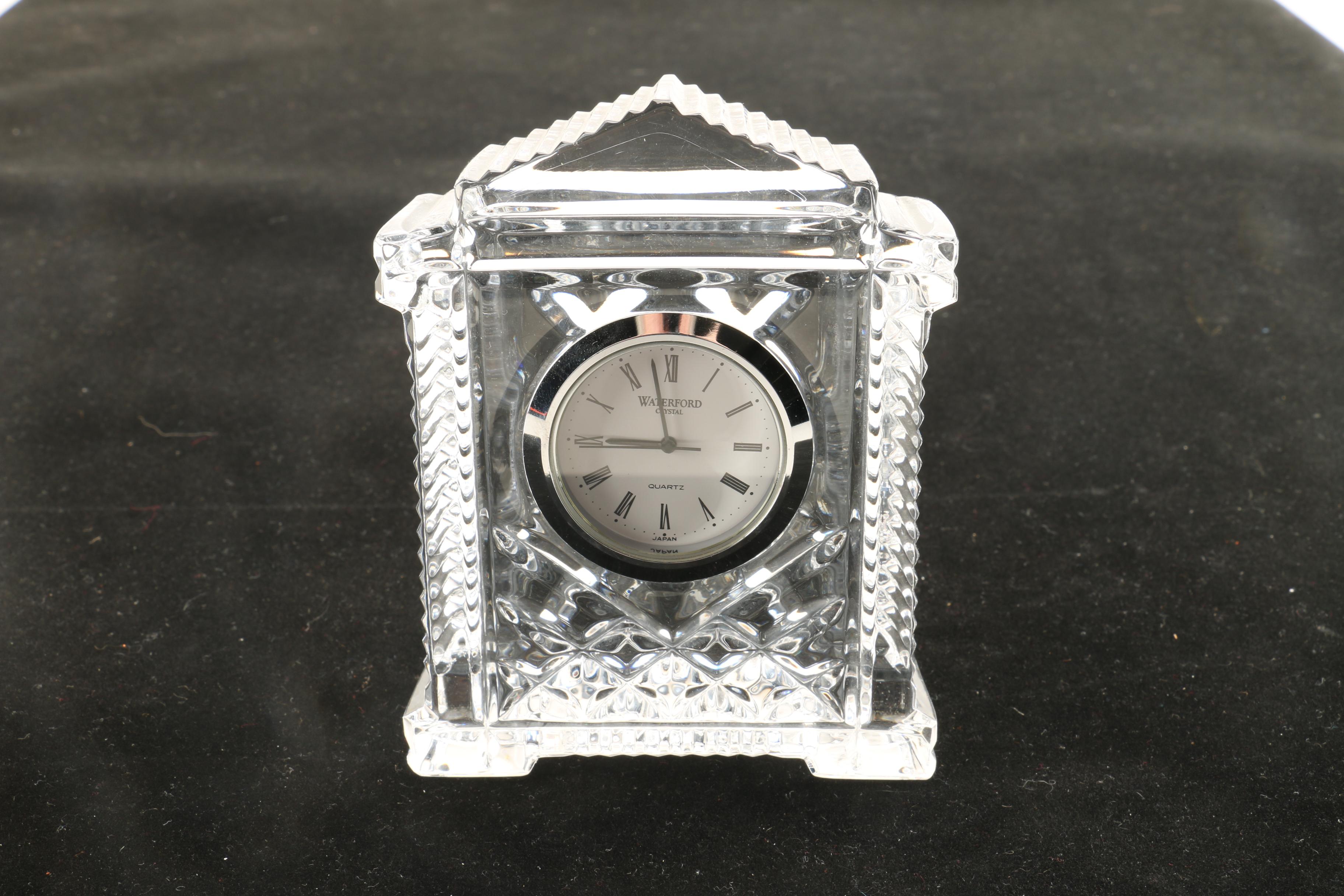 Waterford "Grecian" Crystal Clock