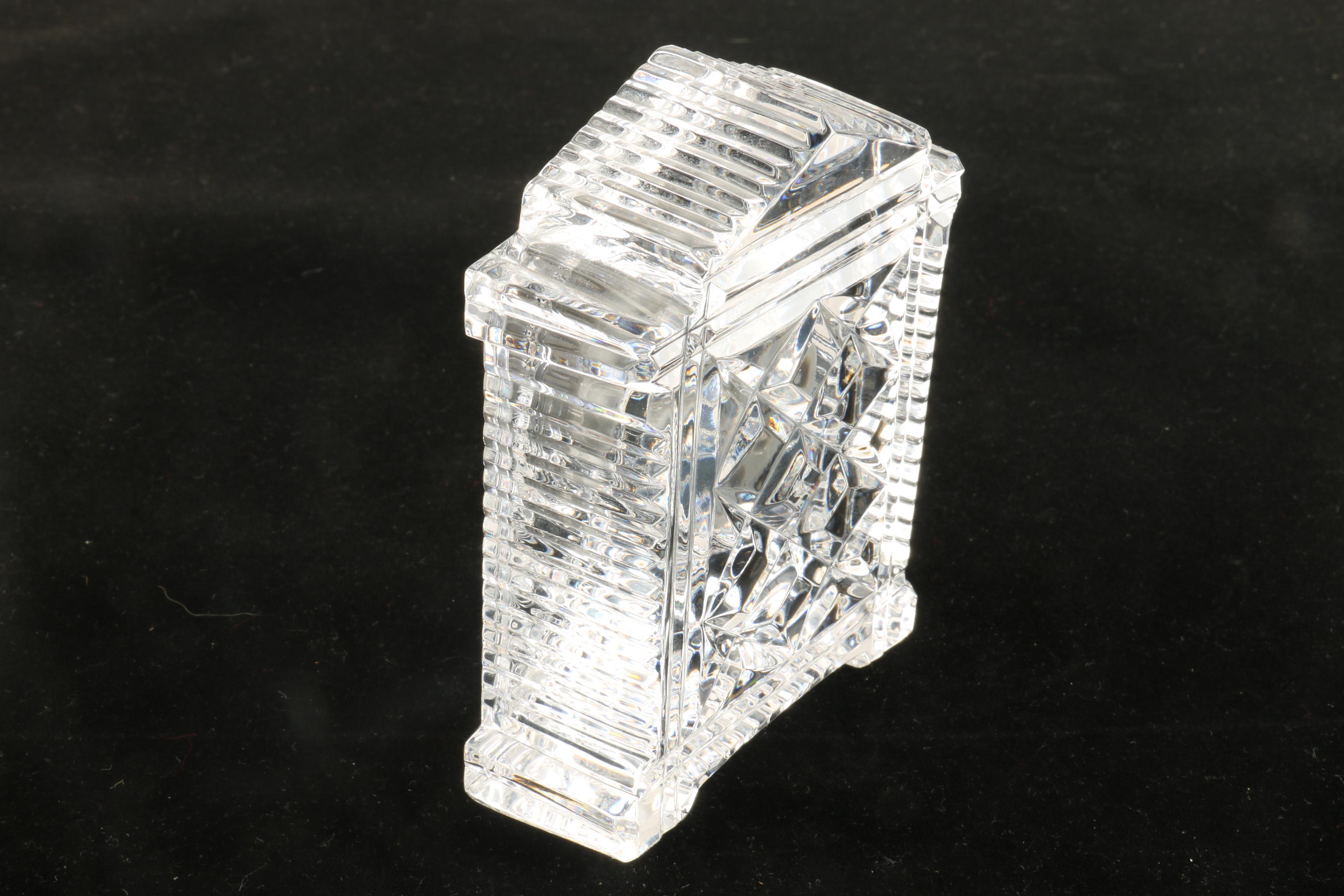 Waterford "Grecian" Crystal Clock