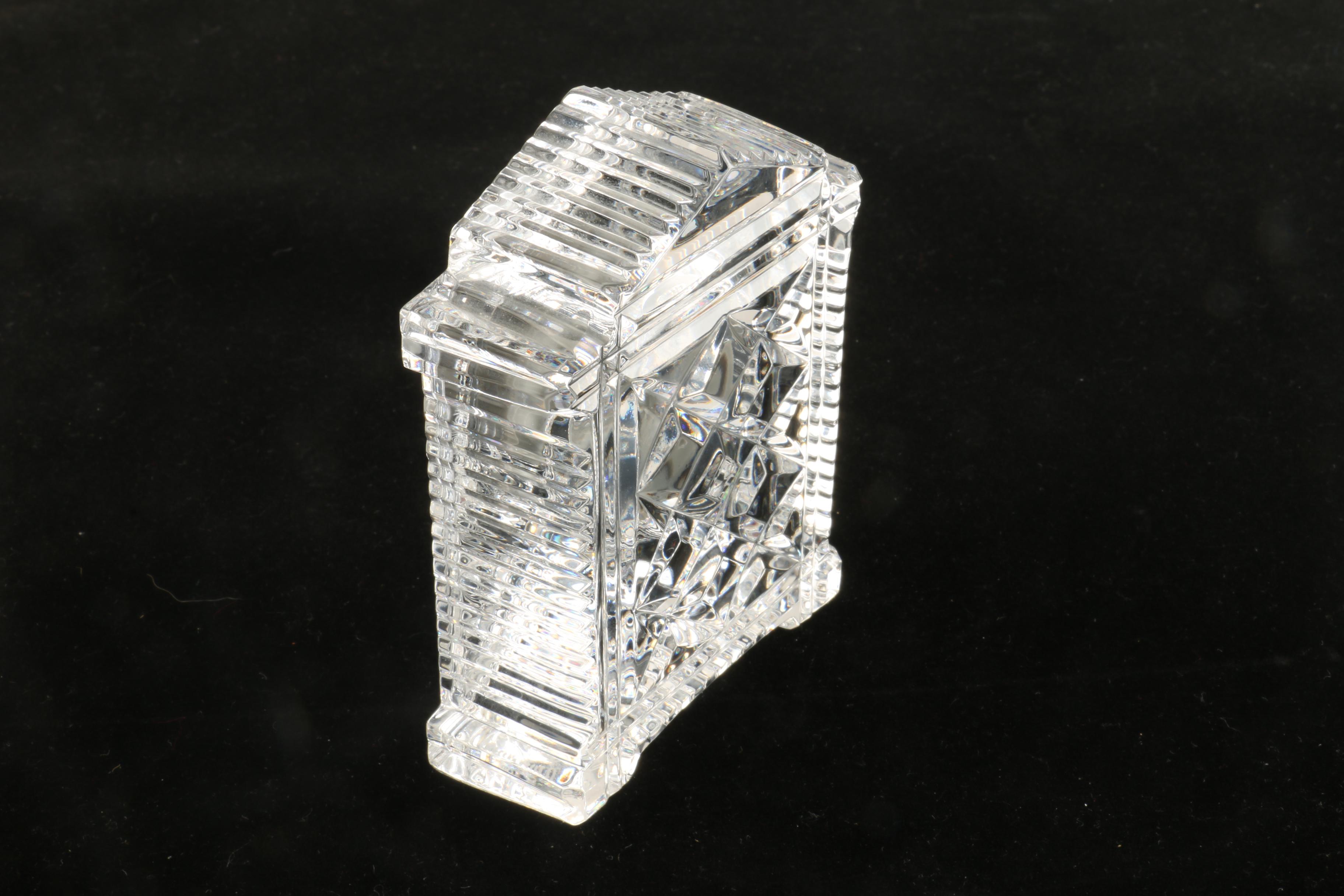 Waterford "Grecian" Crystal Clock