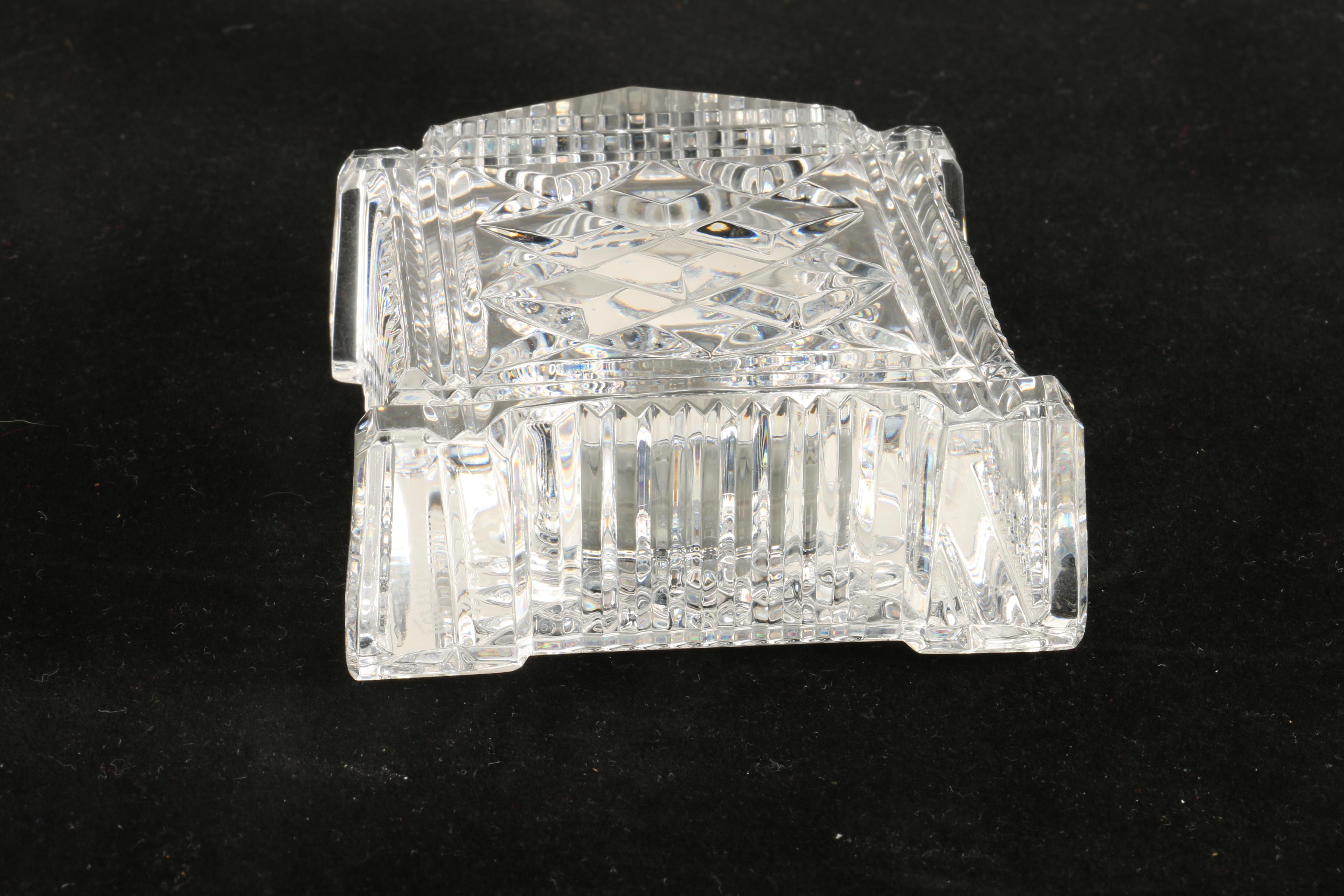 Waterford "Grecian" Crystal Clock