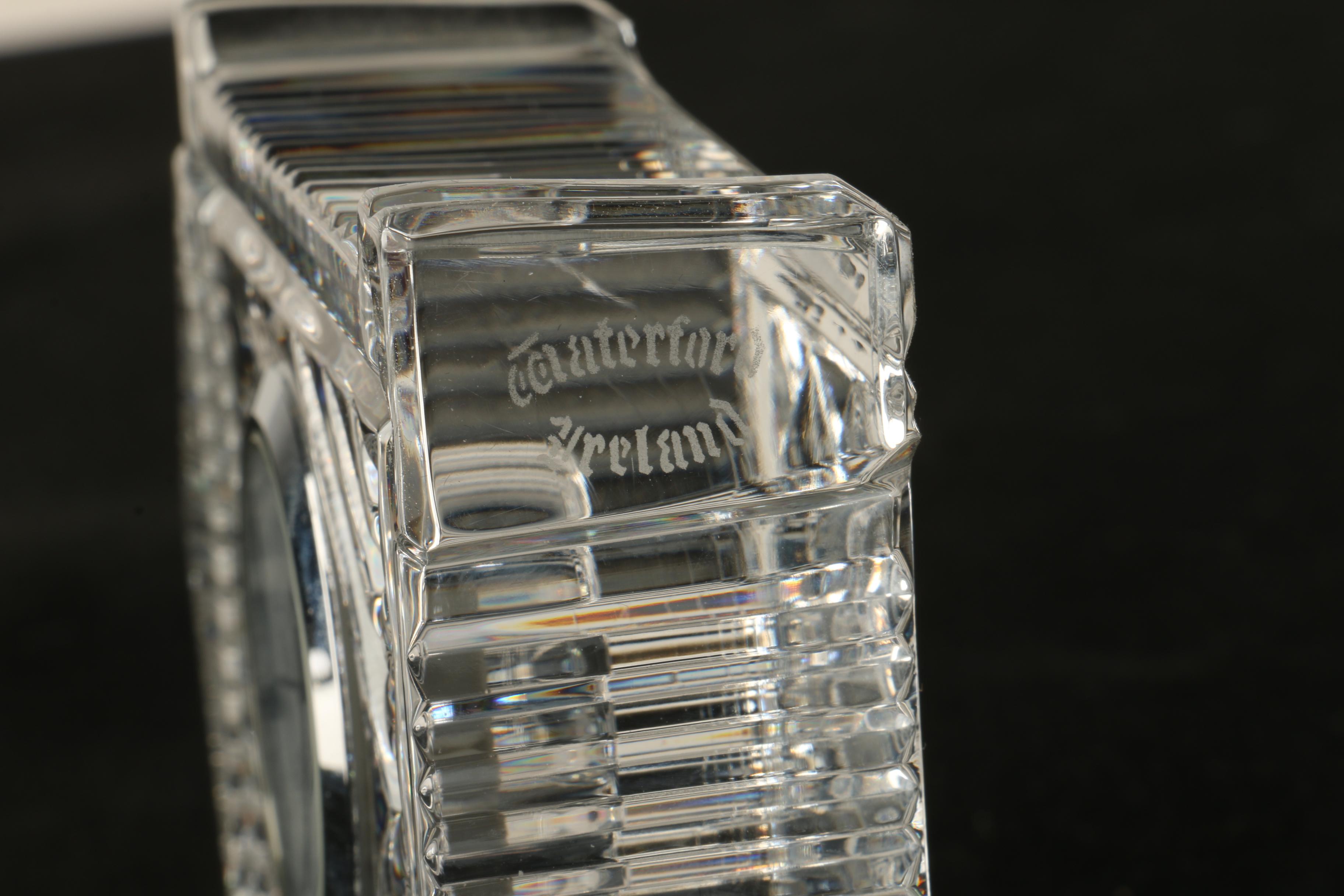 Waterford "Grecian" Crystal Clock