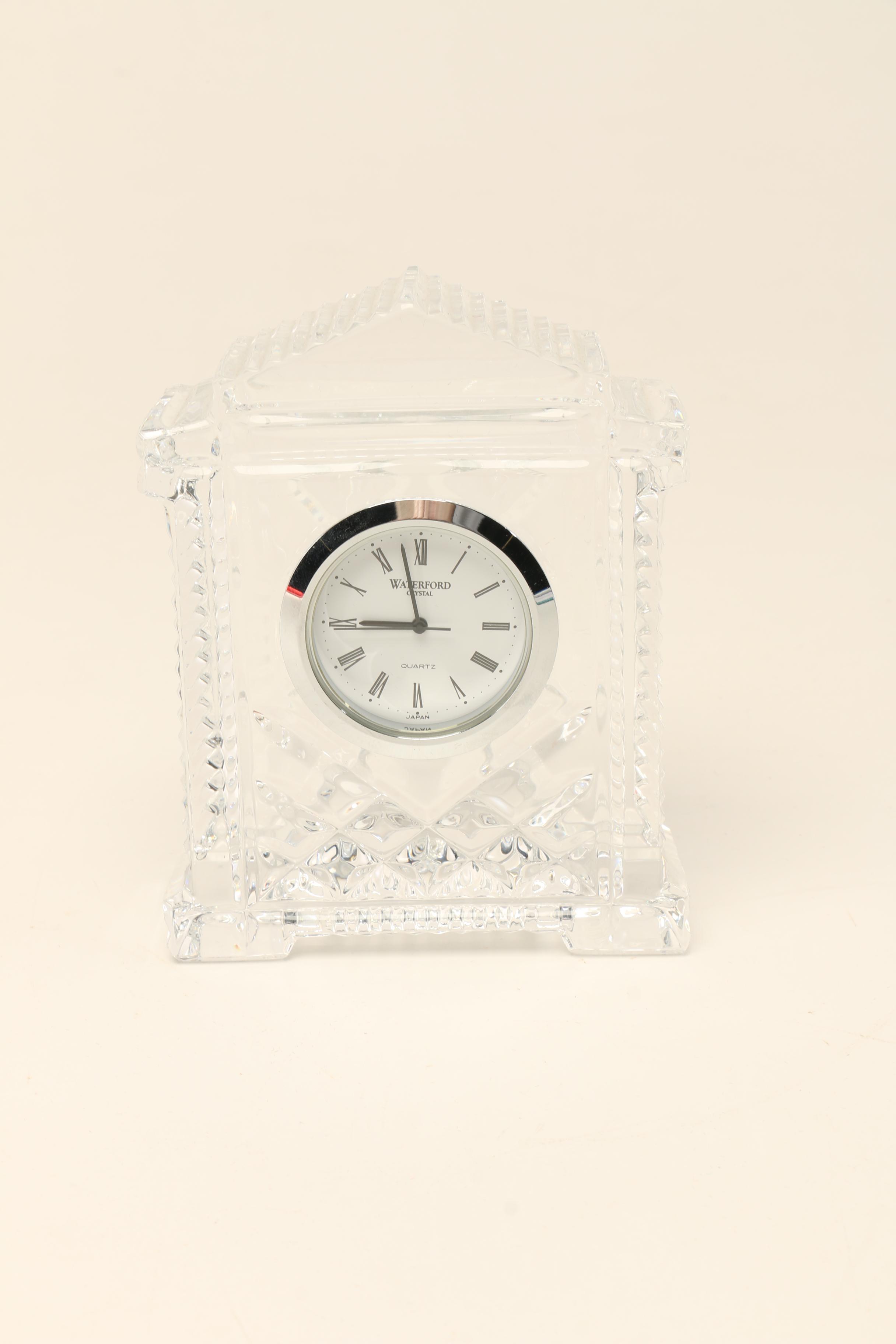 Waterford "Grecian" Crystal Clock
