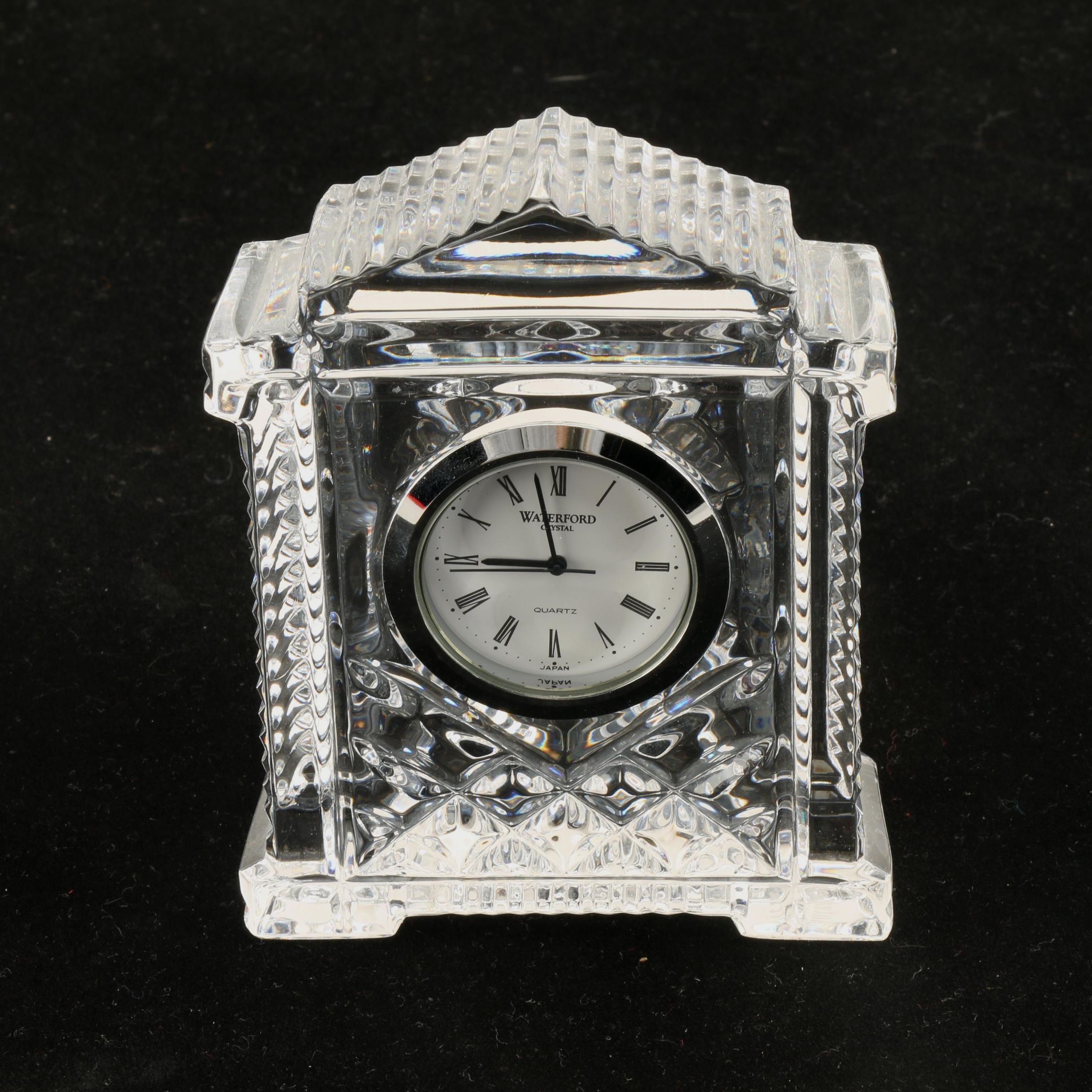 Waterford "Grecian" Crystal Clock