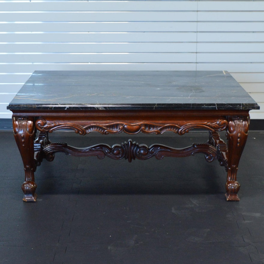 Henredon Marble Top Coffee Table