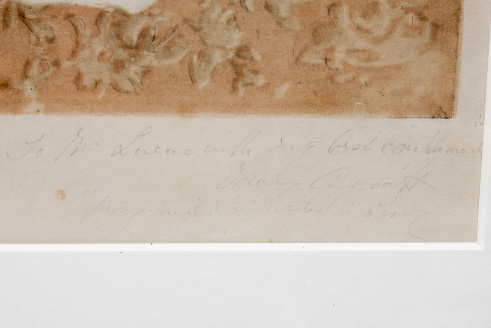 Mary Cassatt Etching and Drypoint "The Coiffure"