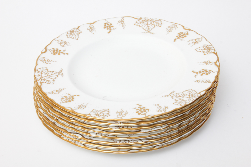 Set of Vintage Royal Crown Derby Plates