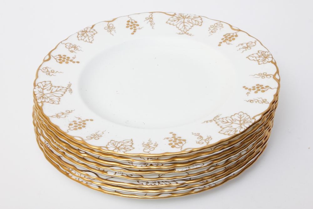 Set of Vintage Royal Crown Derby Plates