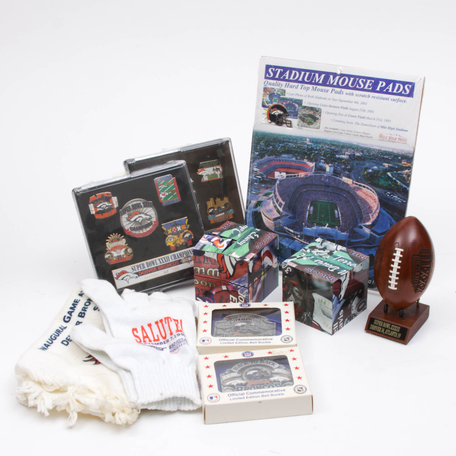 Collection of Denver Broncos Memorabilia