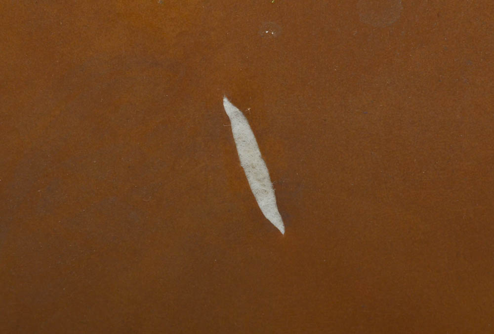 Three Cantilevered Side Chairs with Woven Cane Backs