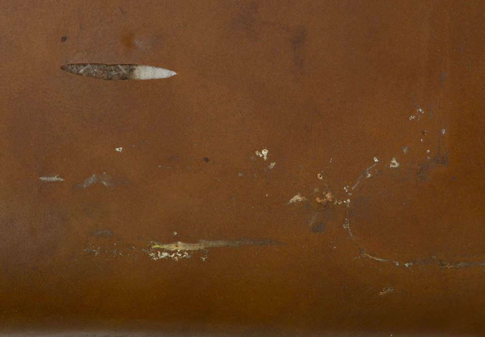 Three Cantilevered Side Chairs with Woven Cane Backs