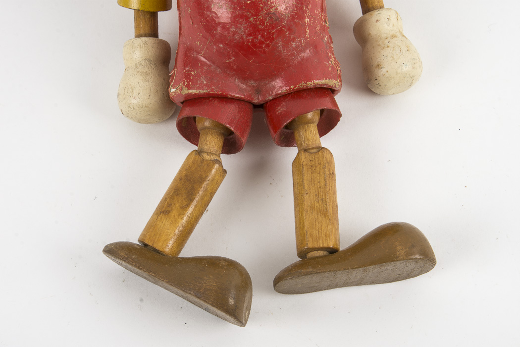Vintage Ideal Novelty Toy Co. Pinocchio Wooden Toy