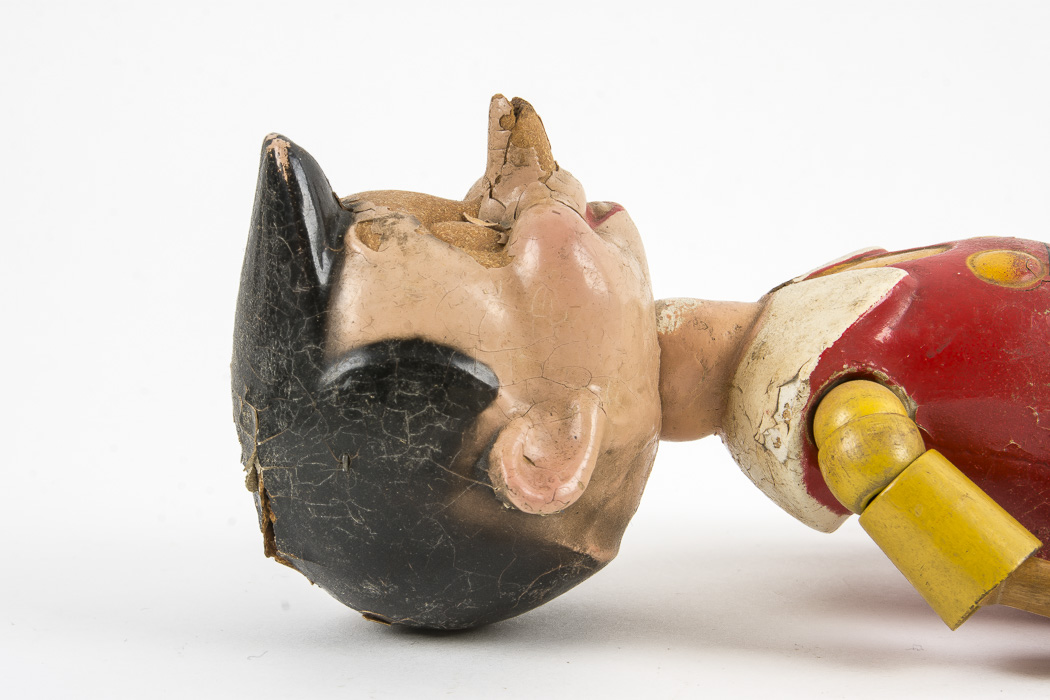 Vintage Ideal Novelty Toy Co. Pinocchio Wooden Toy