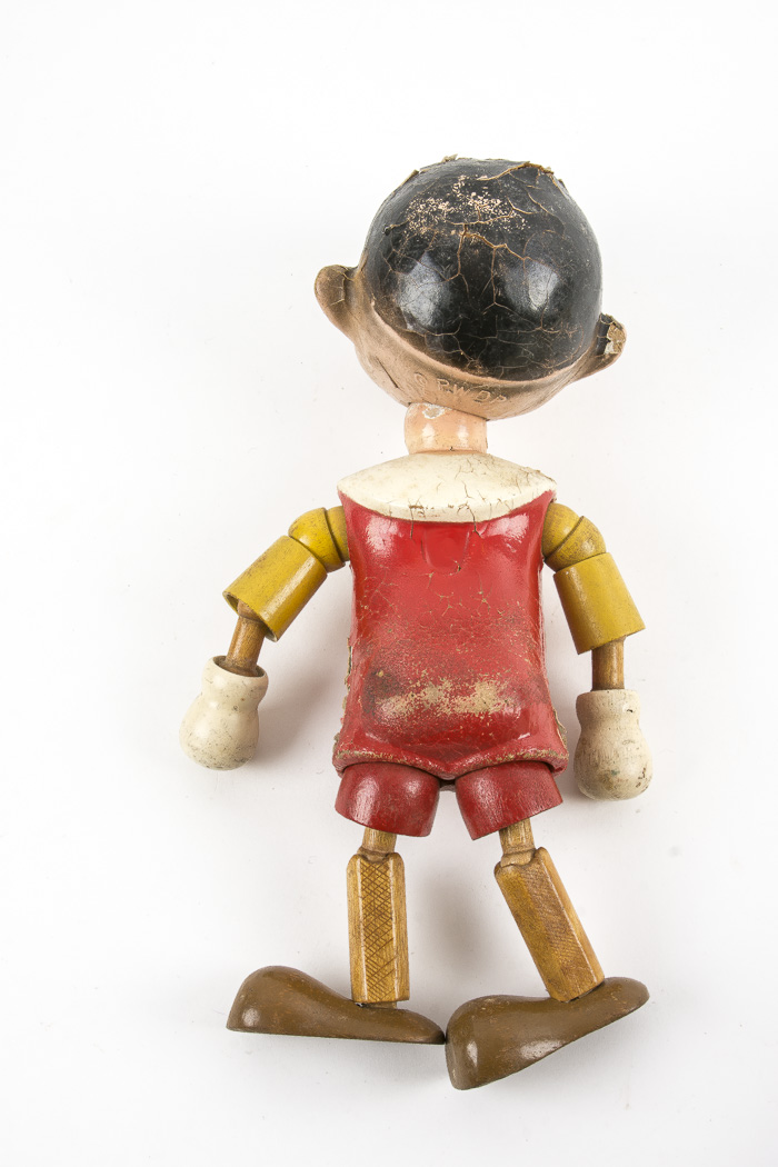 Vintage Ideal Novelty Toy Co. Pinocchio Wooden Toy