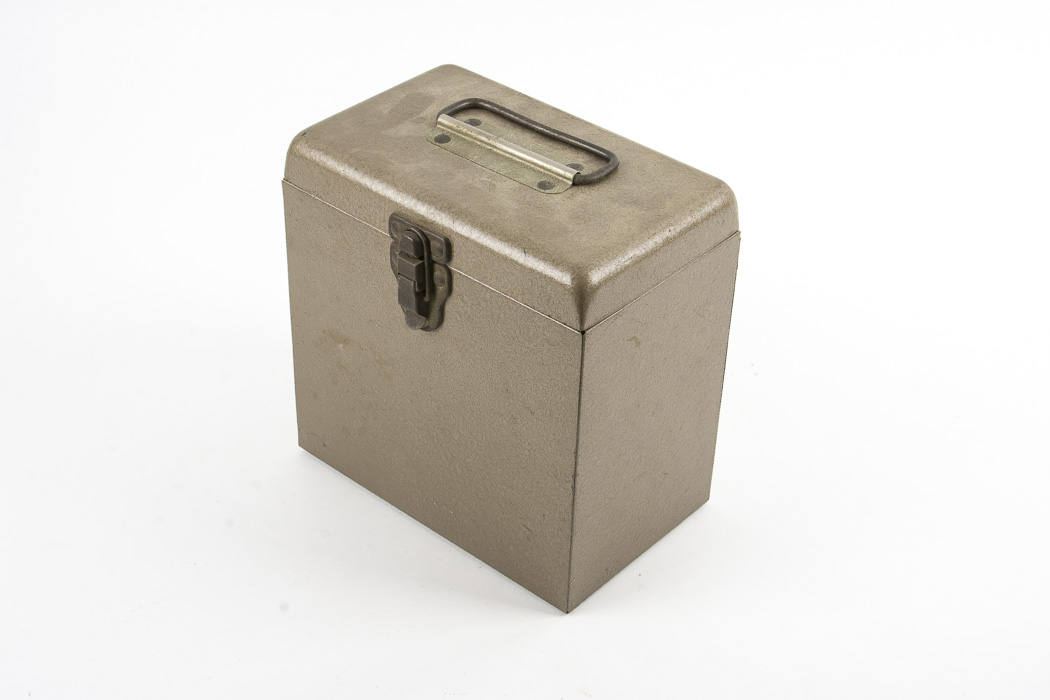 Vintage 45 rpm Records and Case