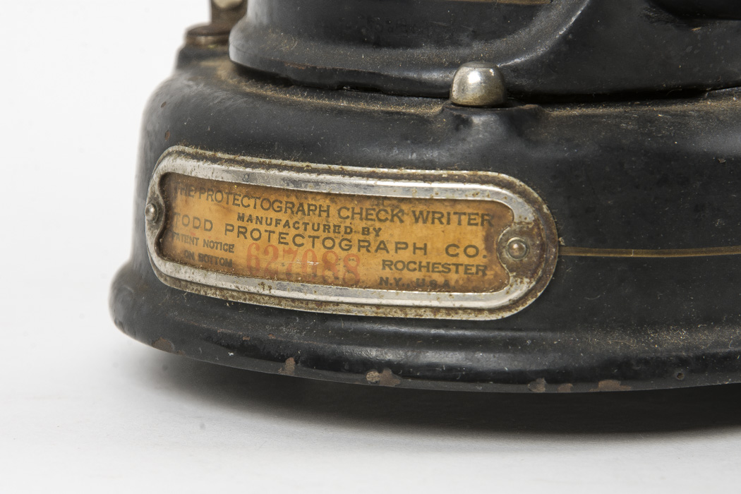 Vintage Todd Protectograph Co. Check Writer