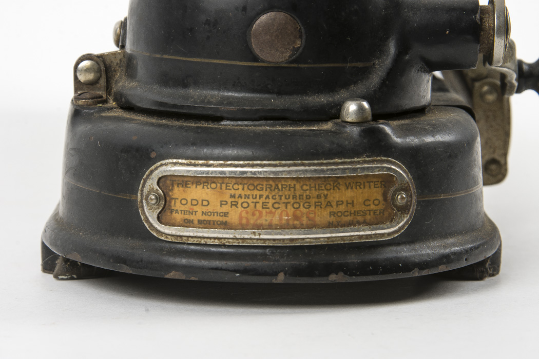 Vintage Todd Protectograph Co. Check Writer