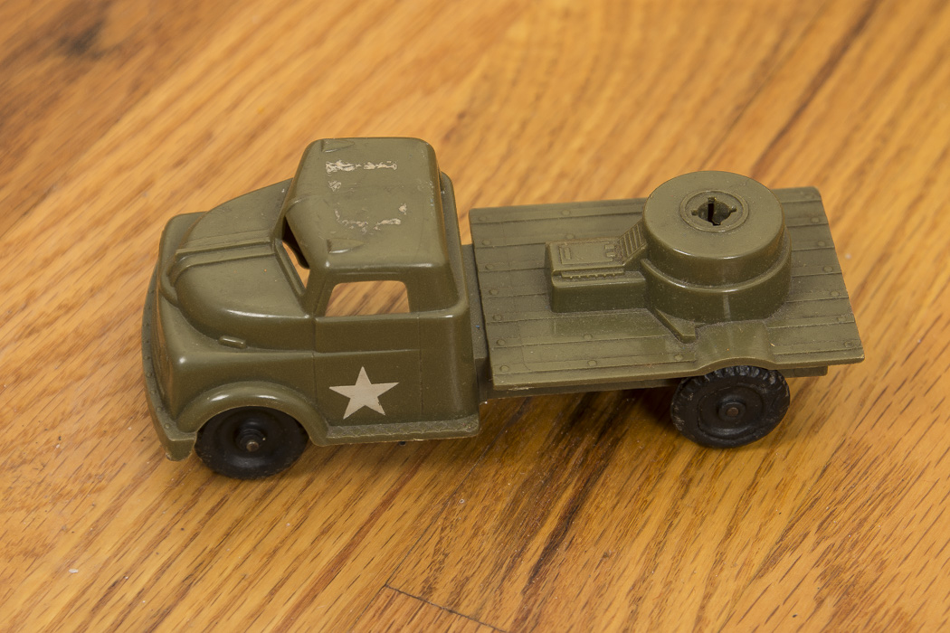 Vintage Pyro Plastic Toy Army Vehicles