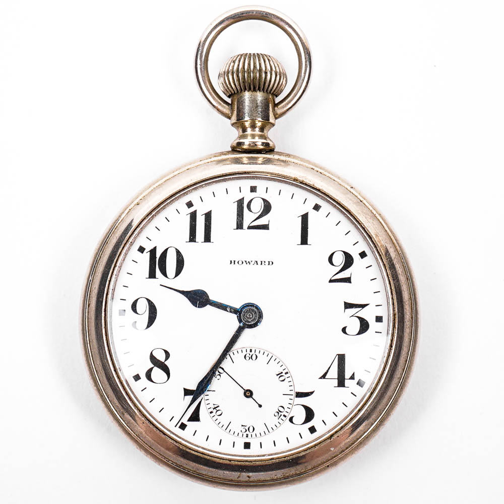 Howard Railroad Chronometer Visible Movement Pocket Watch