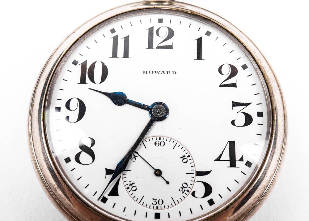 Howard Railroad Chronometer Visible Movement Pocket Watch