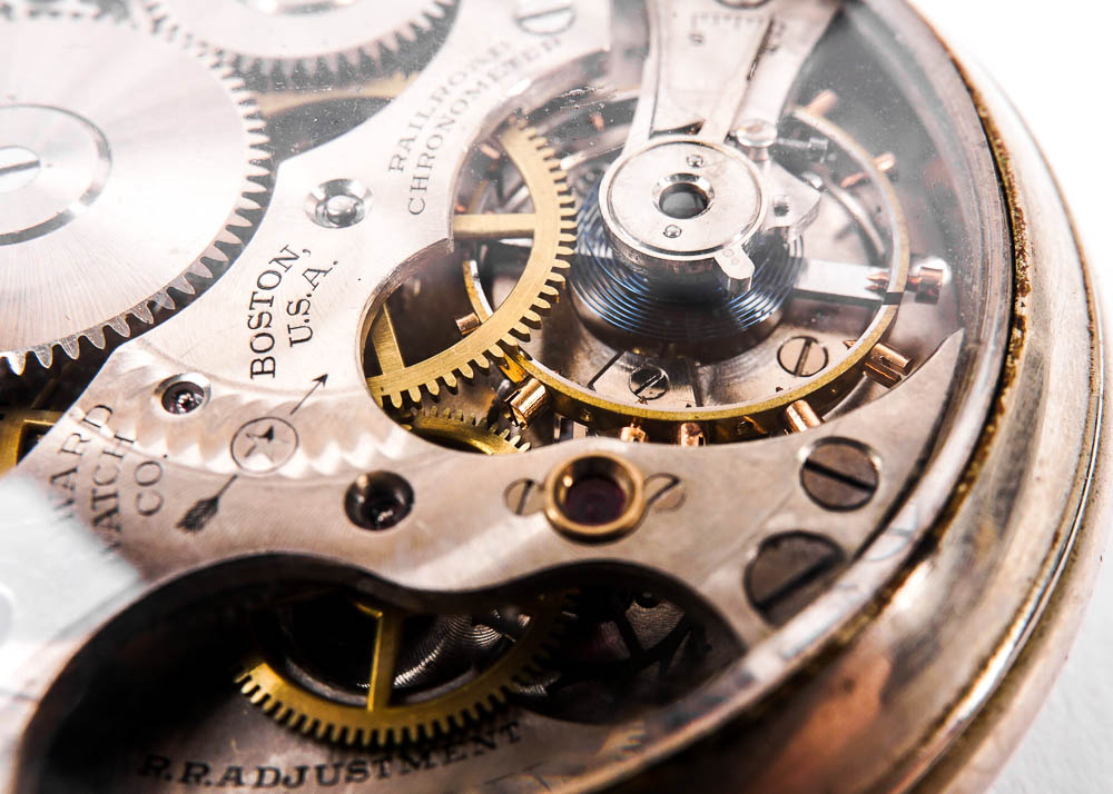 Howard Railroad Chronometer Visible Movement Pocket Watch