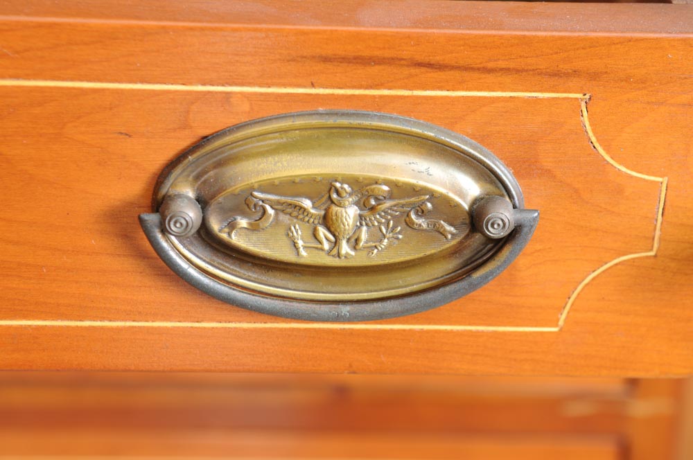 Antique Federal Style Cherry Slant-Top Secretary