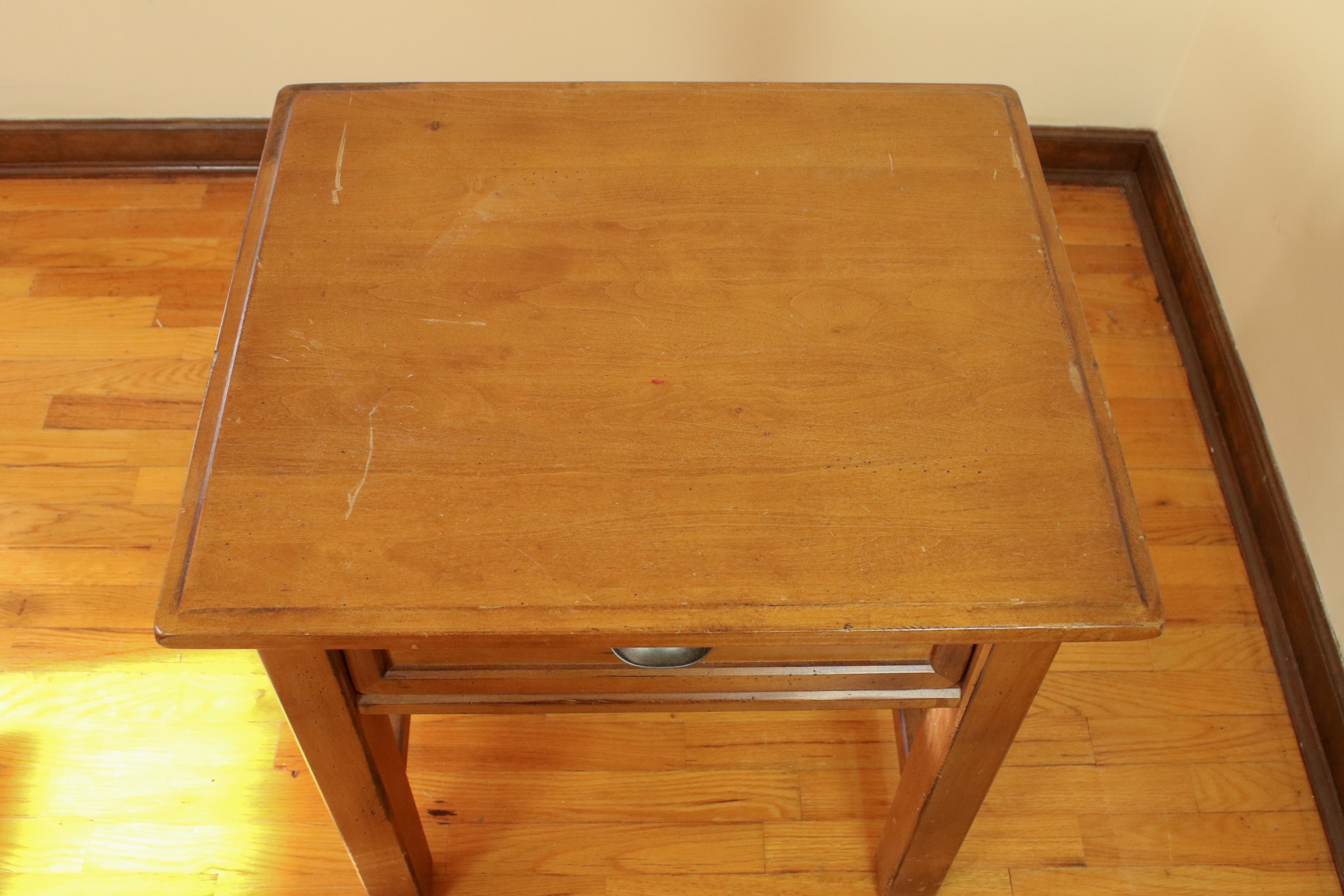 Contemporary Mission Style Side Table