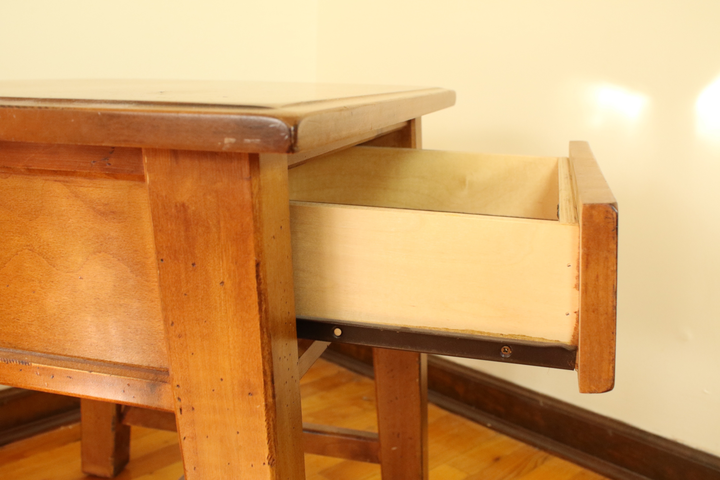 Contemporary Mission Style Side Table