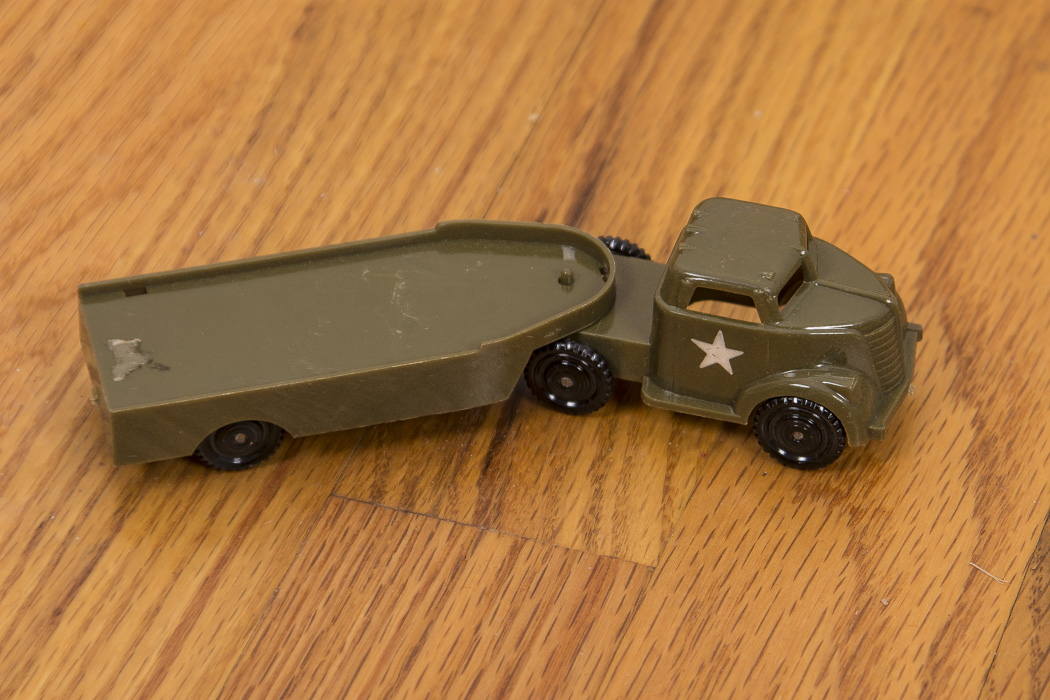 Vintage Pyro Plastic Toy Army Vehicles