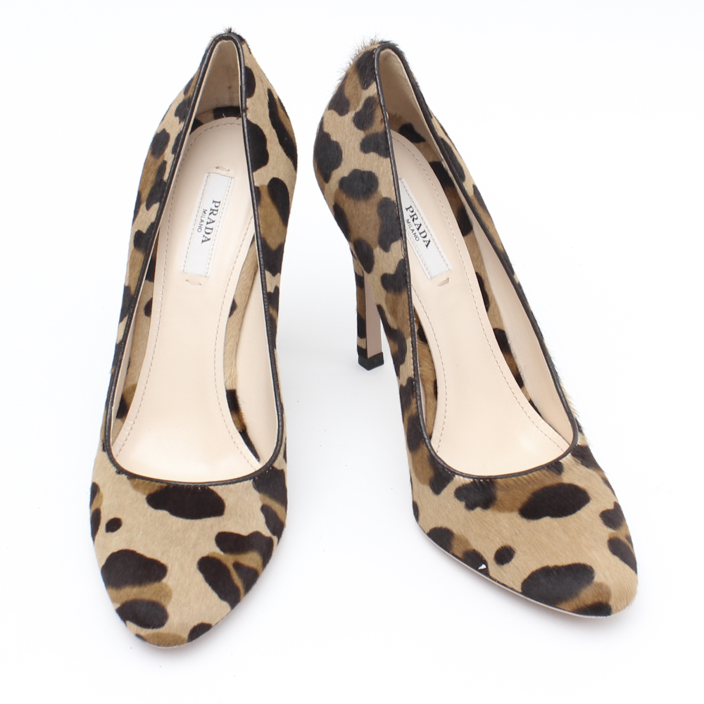 Prada Leopard Print Pumps